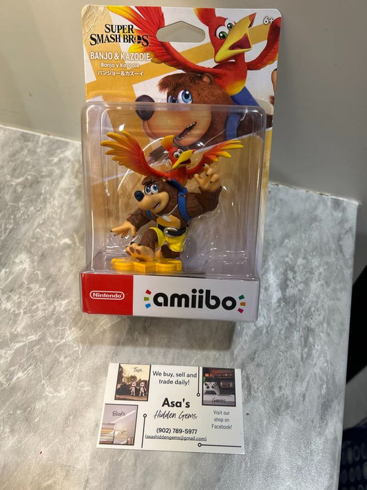 Nintendo Amiibo Figure Banjo & Kazooie Super Smash Bros. Ultimate New Sealed