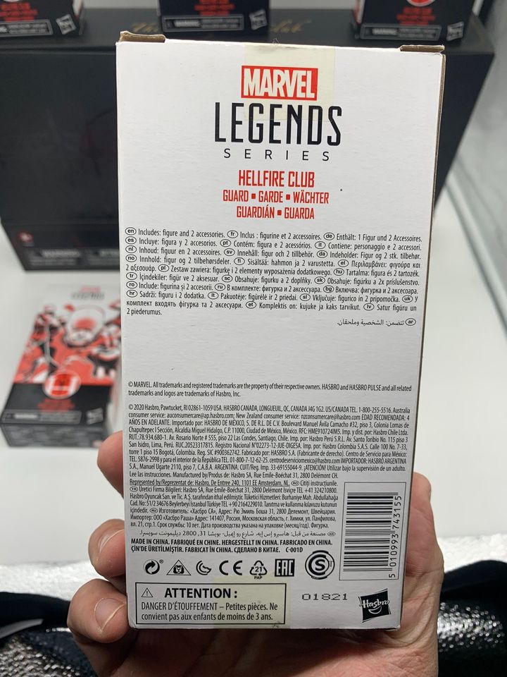 Marvel Legends Hellfire Club Box Set SDCC 2020 Exclusive Sealed w/ 5 Hellfire Club Guards