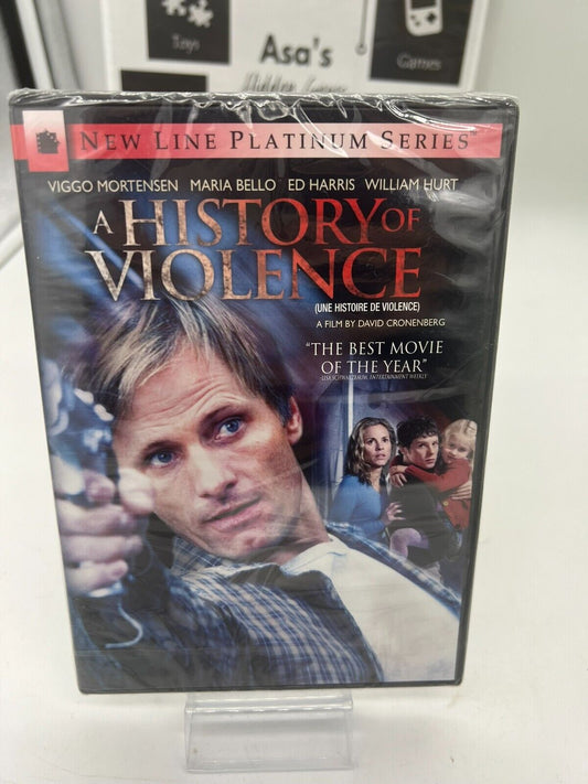 NEW! SEALED! A History of Violence [2005] DVD (Viggo Mortensen, Maria Bello)