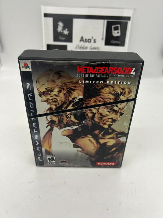 Metal Gear Solid 4 Limited Edition PS3: Includes Bonus Blu-ray Disc + Soundtrack