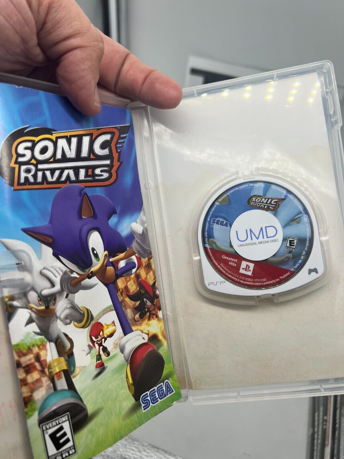 Sonic Rivals (2006, Sony PSP) - Label Damage