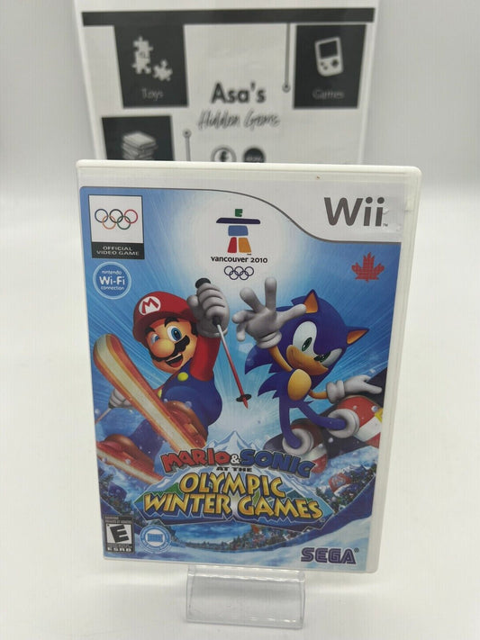 Mario & Sonic at the Olympic Winter Games (Wii, 2009) - Read Desc