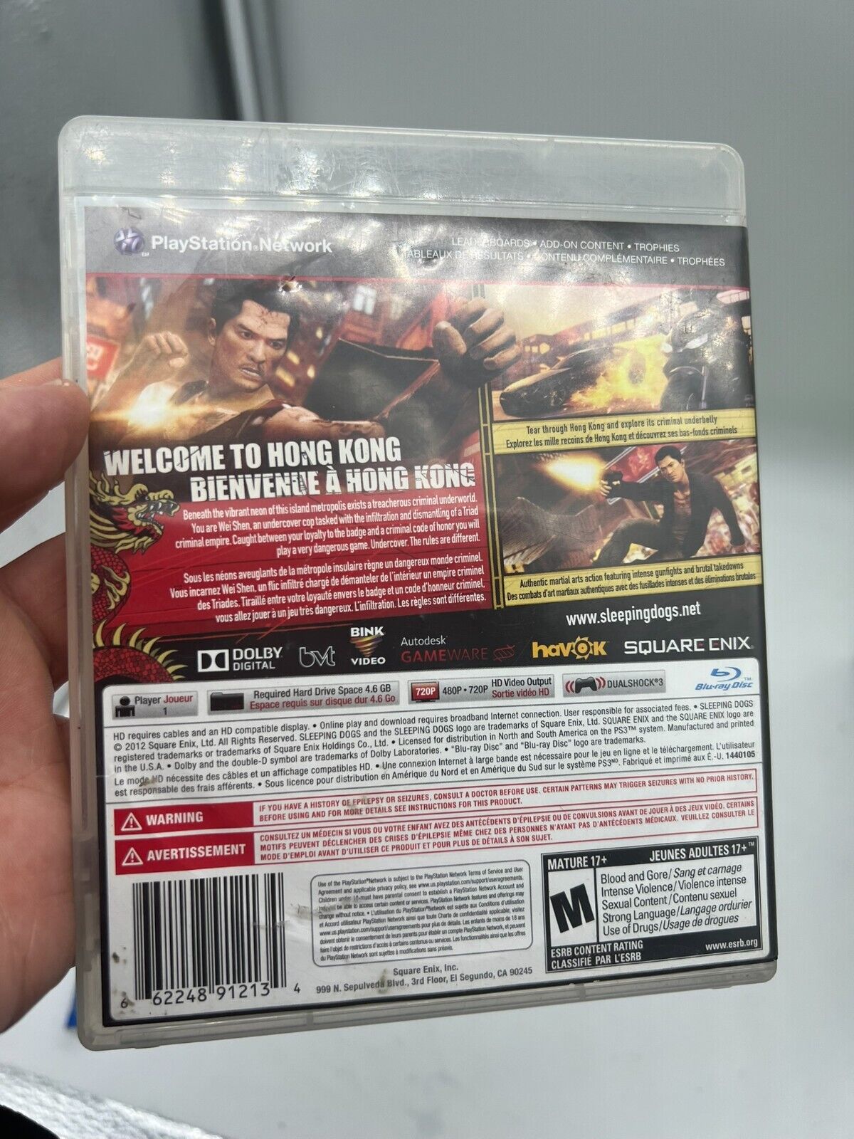 Sleeping Dogs (Sony PlayStation 3, 2012)