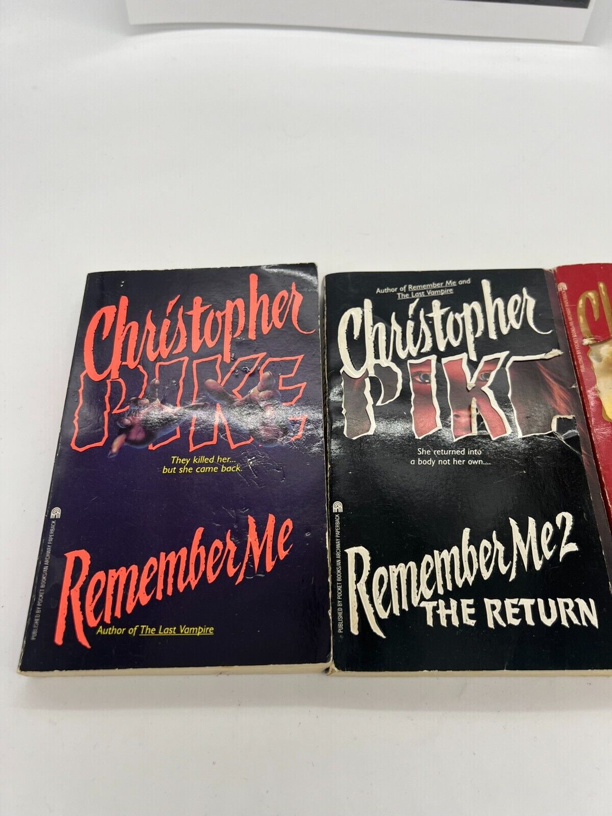 Christopher Pike 3 Book Lot - Remember Me 1-3