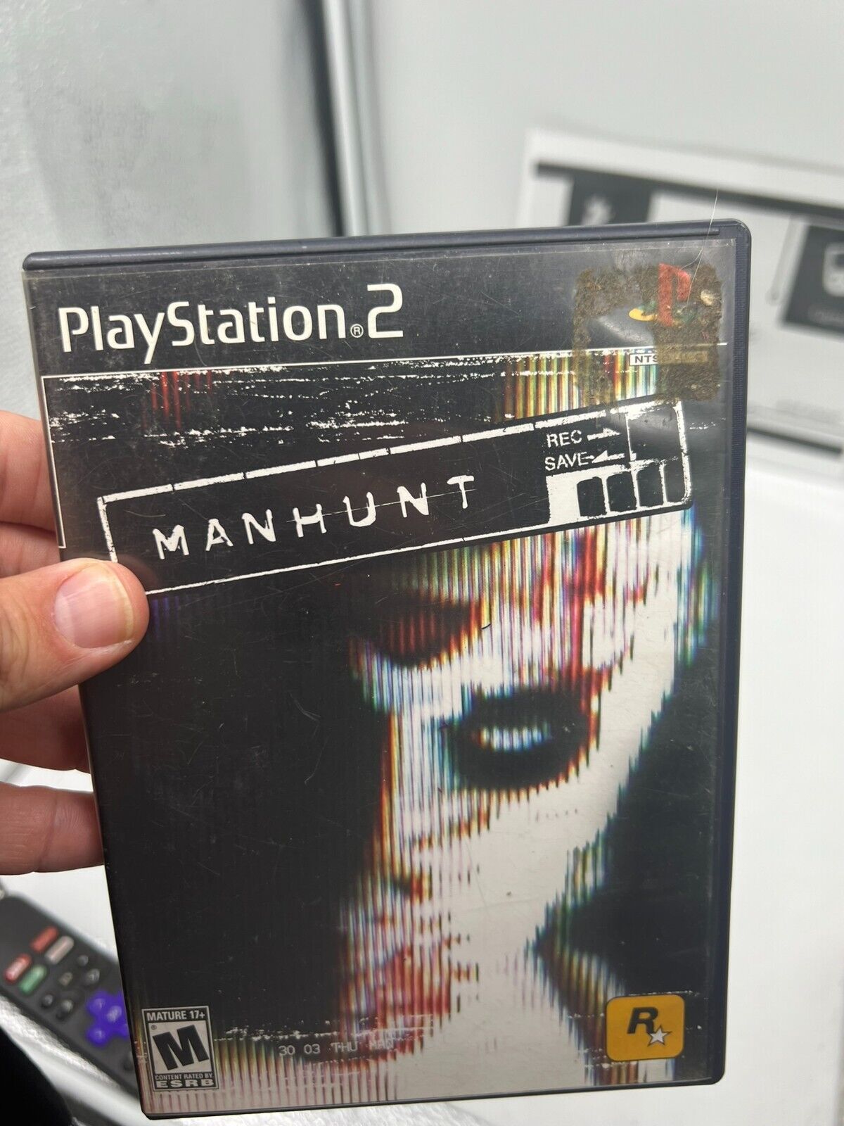 Manhunt (Sony PlayStation 2, 2003) - Scratched READ Description