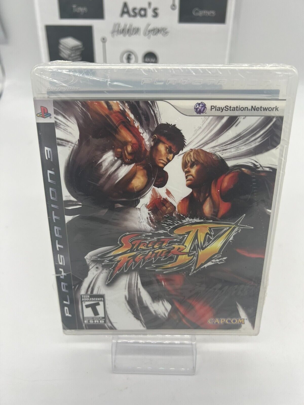 Street Fighter IV (Sony PlayStation 3, 2009) - Sealed - Tears in plastic