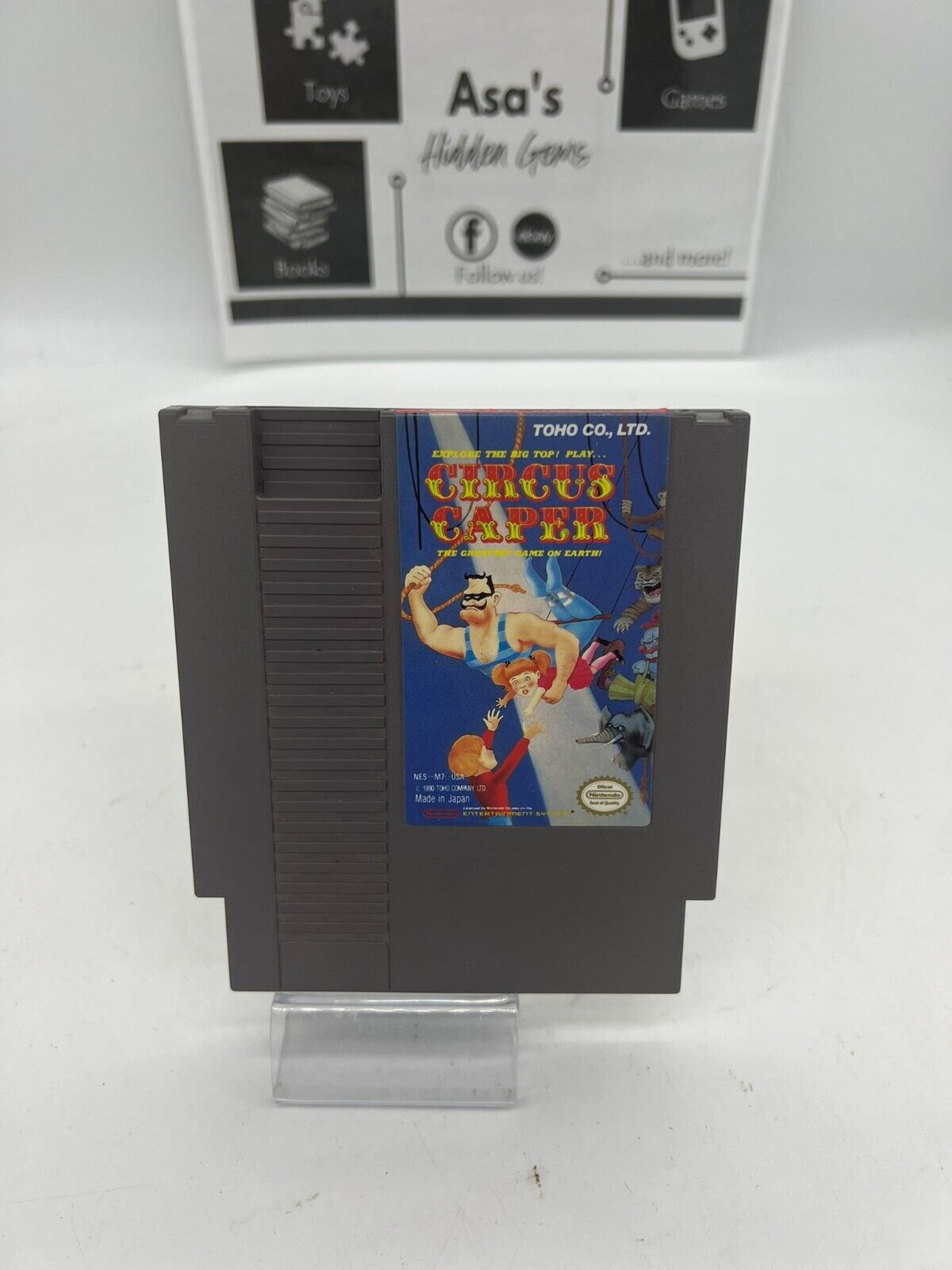 Circus Caper (Nintendo Entertainment System, NES 1990) - Cartridge Only