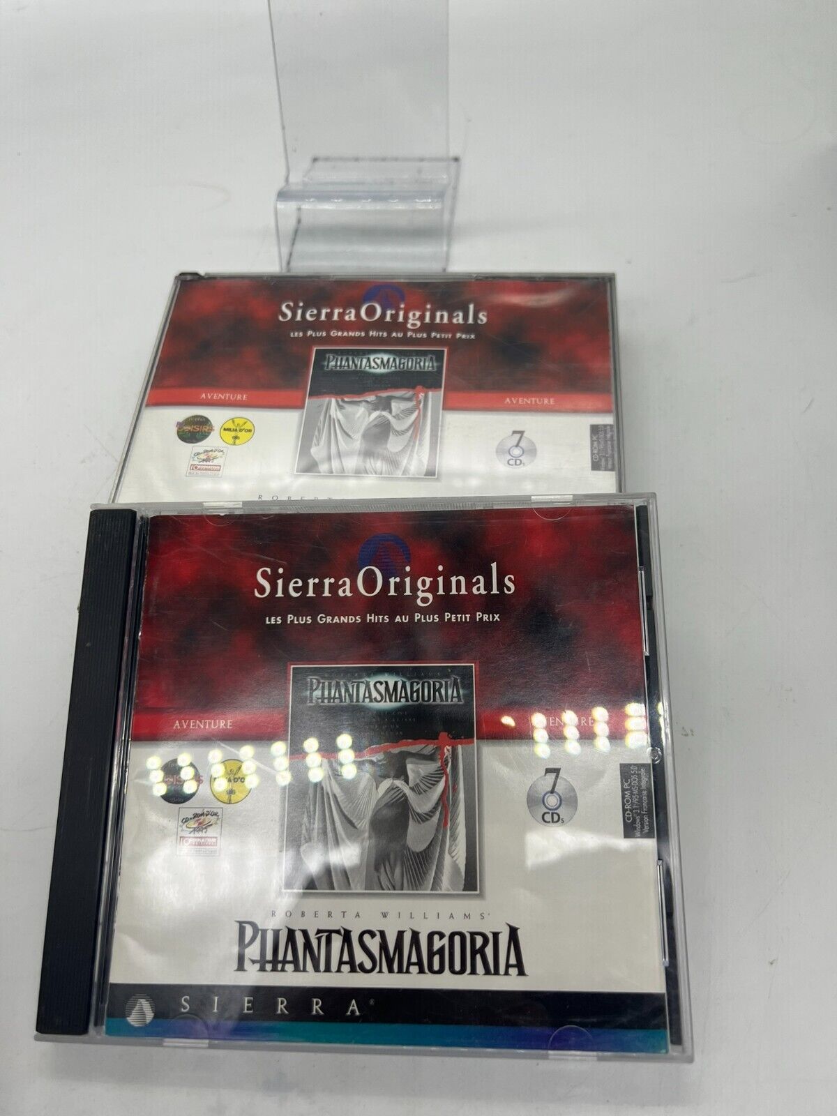 PC CD-Rom Sierra Originals Phantasmagoria 7 CD's Set -French - Français