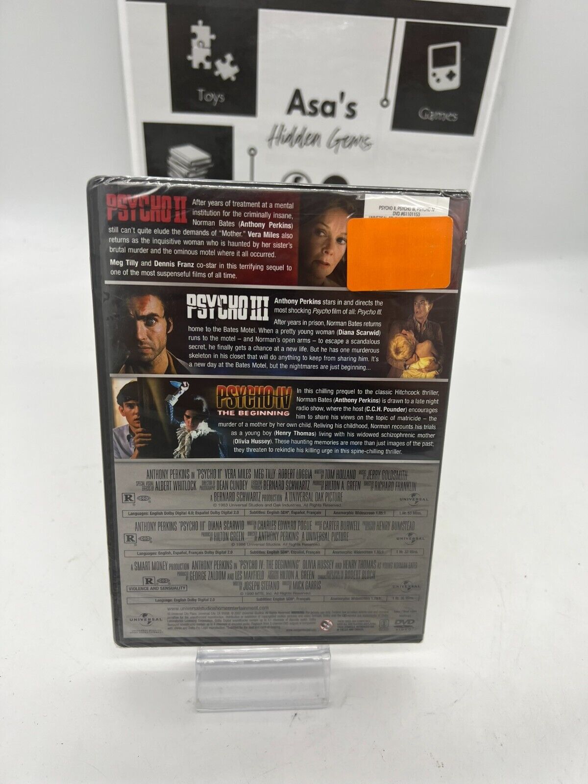 Psycho II / Psycho III / Psycho IV: the Beginning (DVD) Sealed