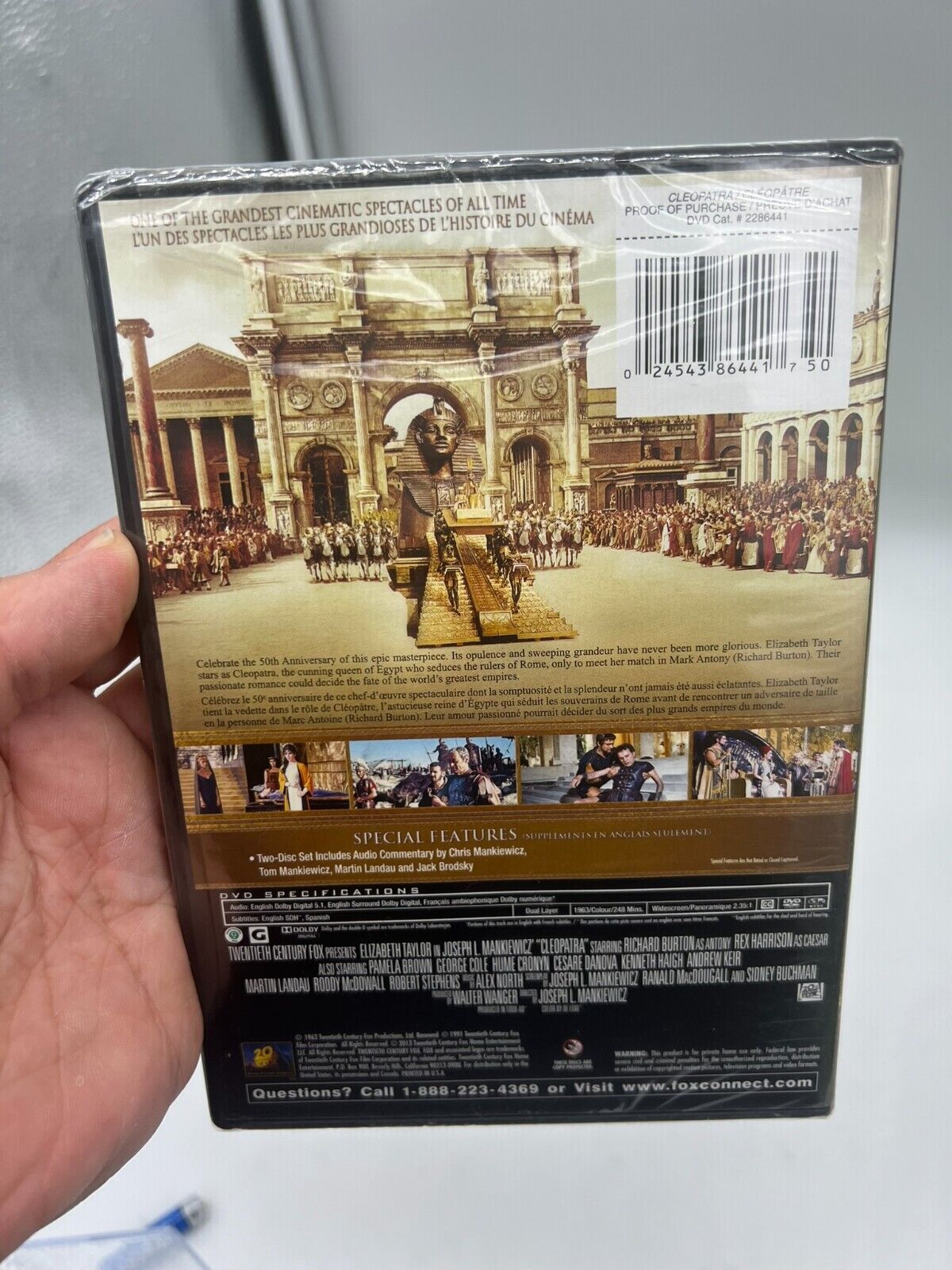 Cleopatra: 50th Anniversary (DVD) Brand NEW