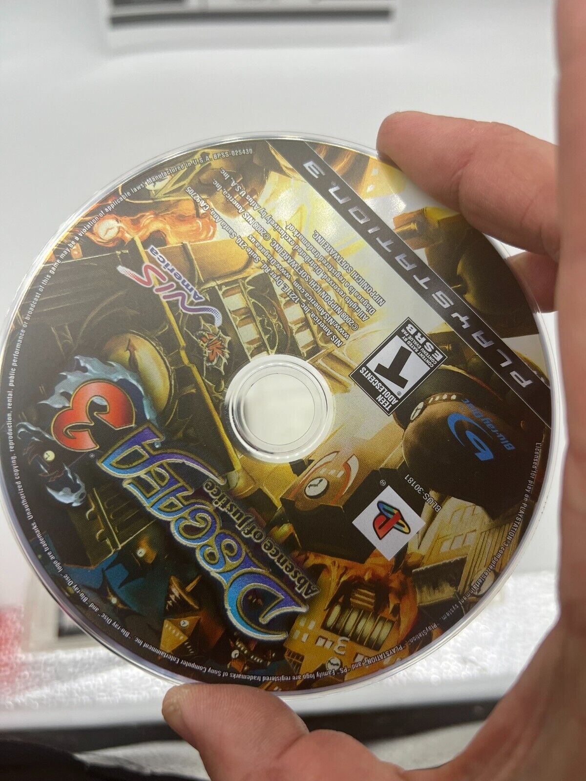 Disgaea 3: Absence of Justice (Sony PlayStation 3, 2008)