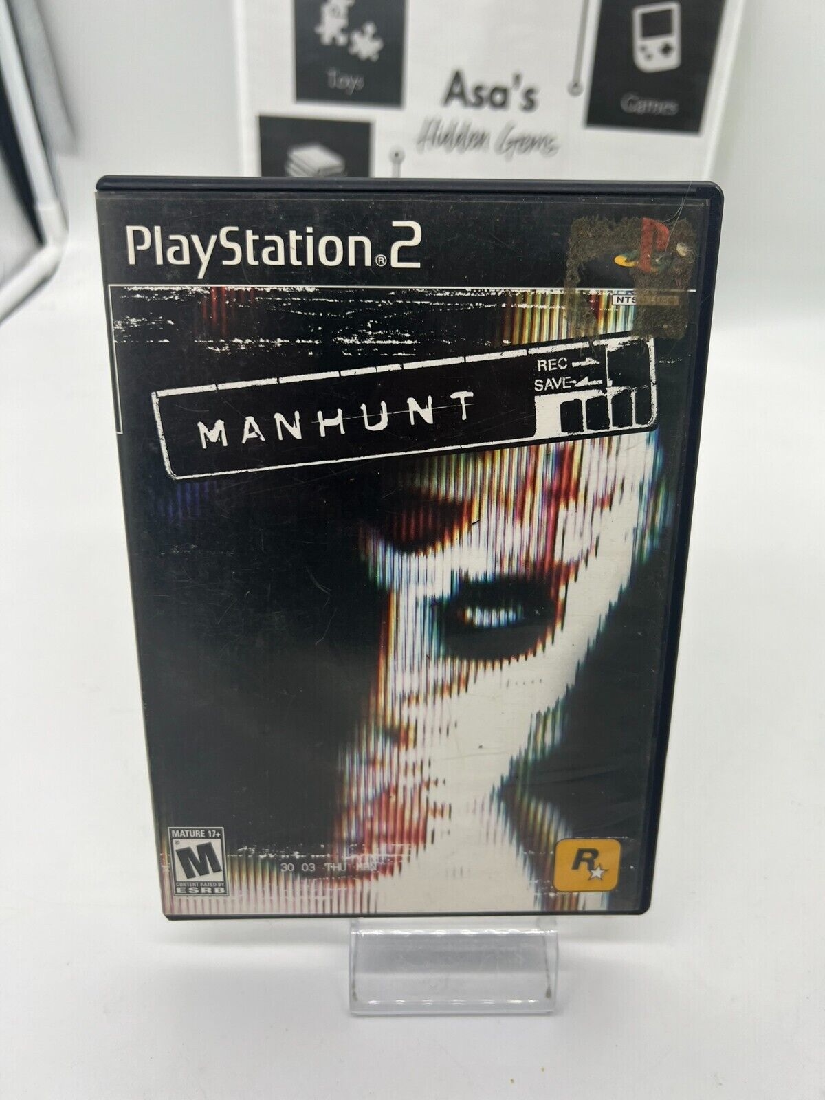 Manhunt (Sony PlayStation 2, 2003) - Scratched READ Description