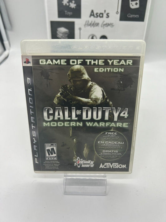 Call of Duty 4 Modern Warfare GOTY Edition PS3 PlayStation 3