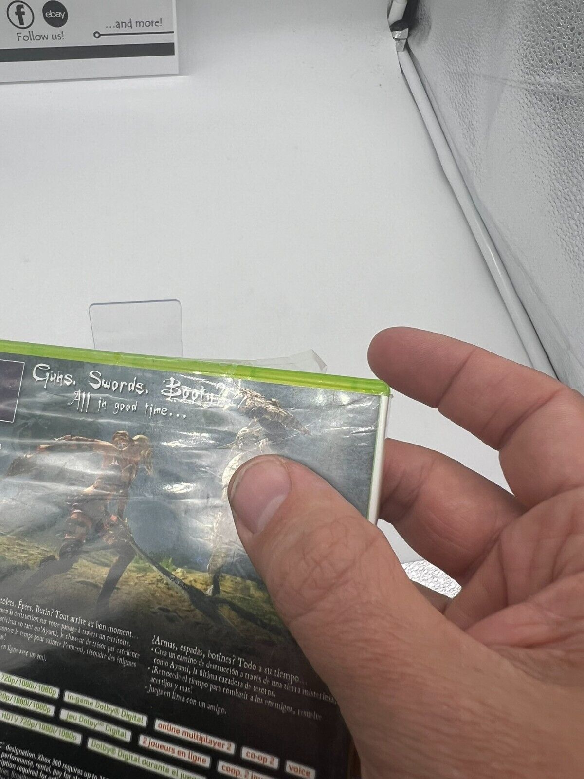 SEALED Blades Of Time ( Microsoft Xbox 360, 2012) Tears in plastic seal