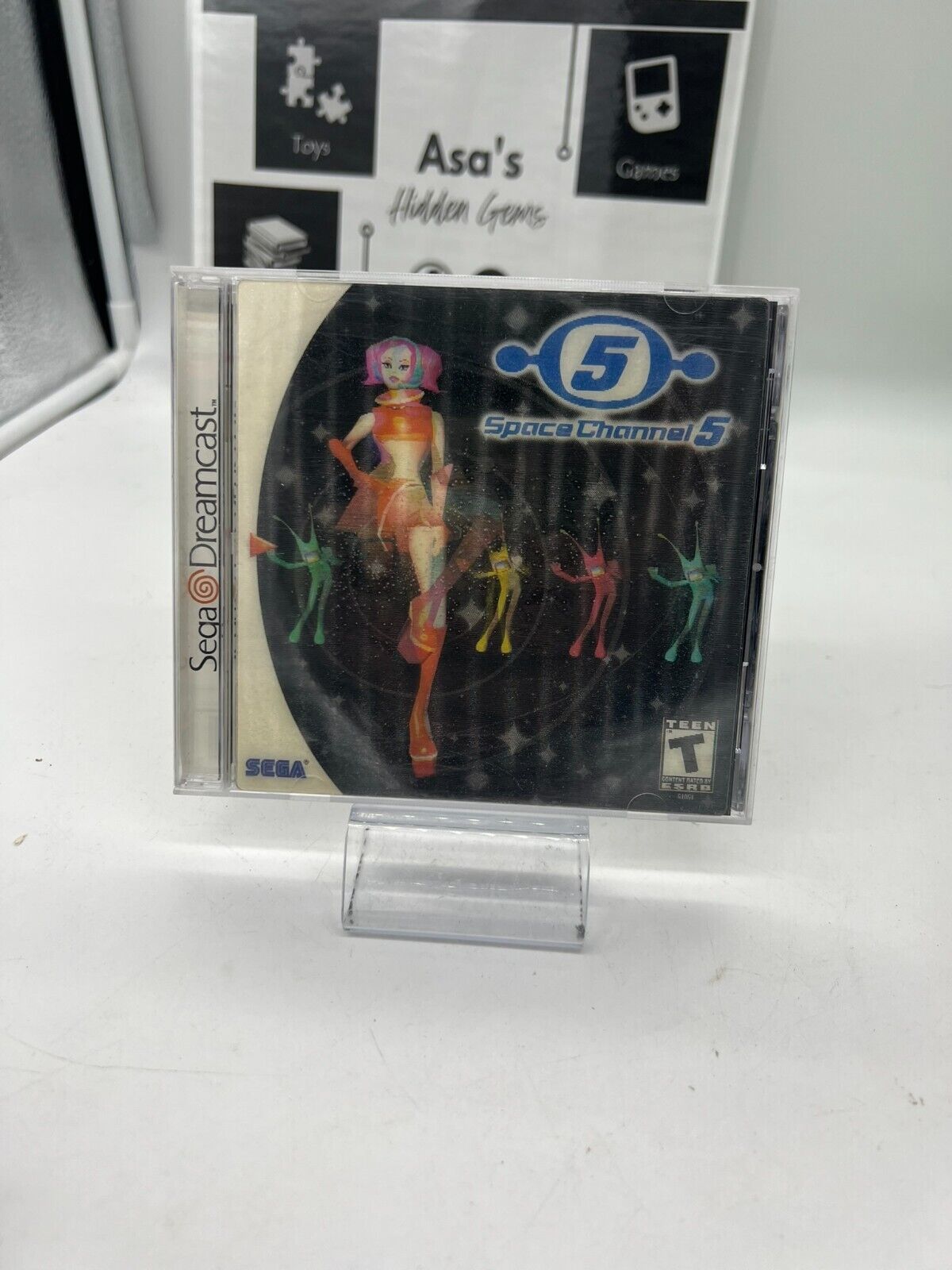 Space Channel 5 Sega Dreamcast w/Lenticular Holographic 3D Case