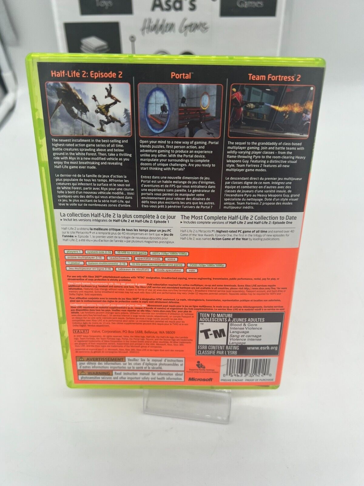 The Orange Box  (Xbox 360, 2007) - Read Description