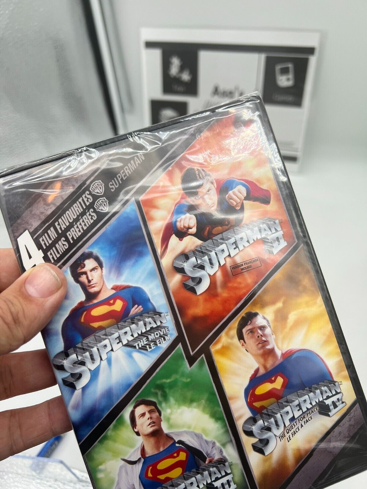 4 Film Favorites Superman The Movie 1-4 (DVD, 2008) Starring Christopher Reeves