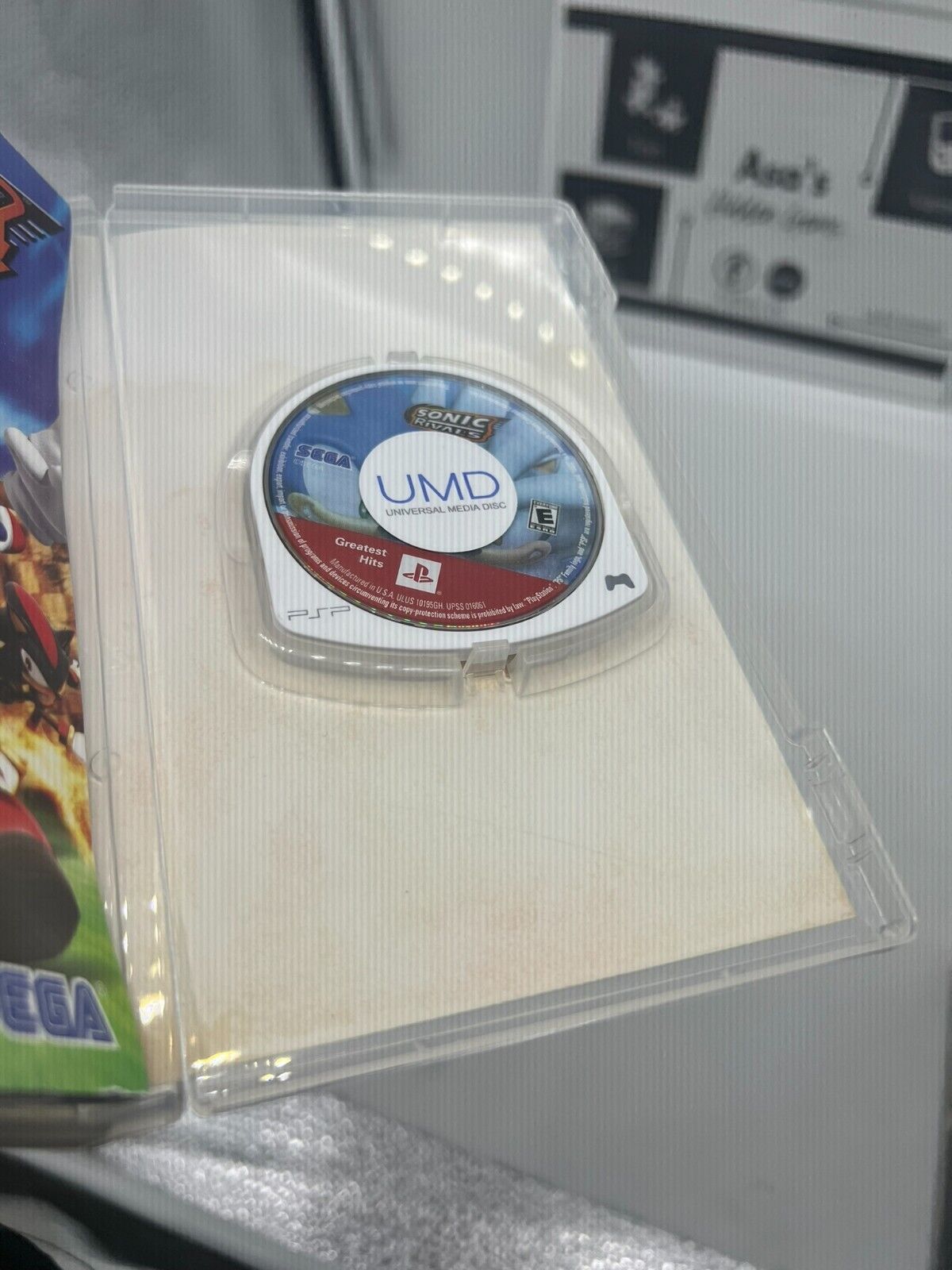 Sonic Rivals (2006, Sony PSP) - Label Damage