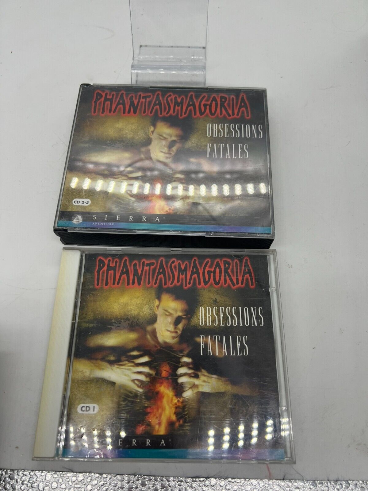 Phantasmagoria Obsessions Fatales French PC Video Game (Disc 1-5) Sierra