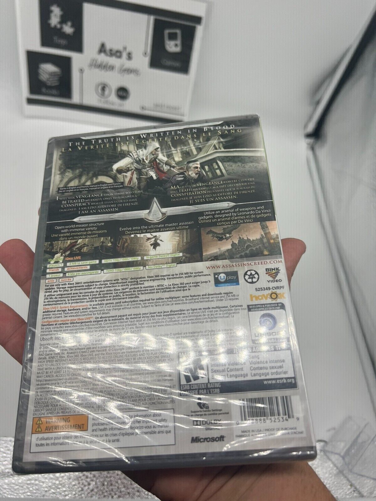 NEW Assassin's Creed II 2 (Microsoft Xbox 360, 2009) Sealed