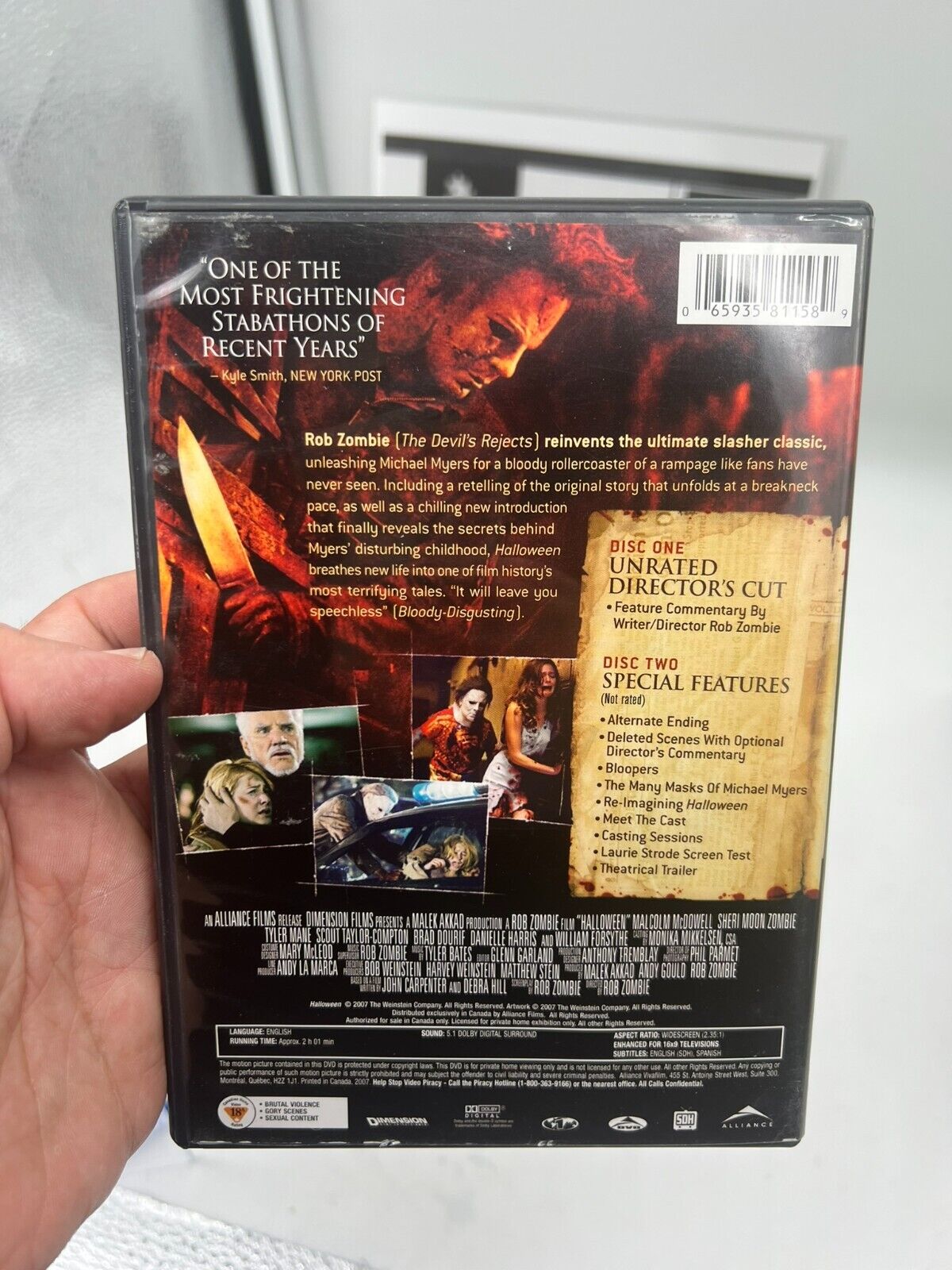 Halloween - Unrated Directors Cut (DVD, 2007, 2-Disc Special Edition)