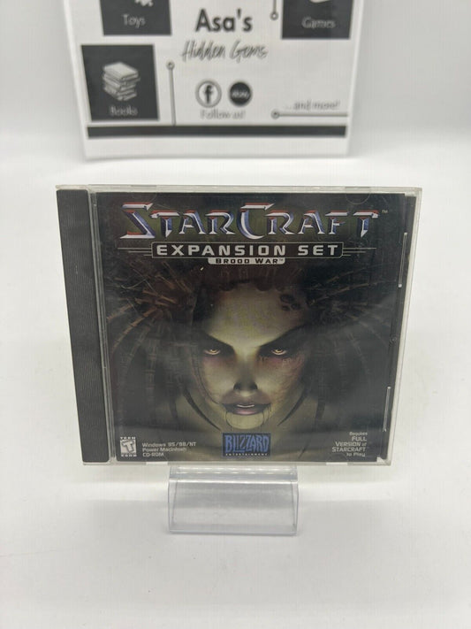 StarCraft Expansion Set: Brood War Game Expansion (PC, 1998) Window  Jewel Case