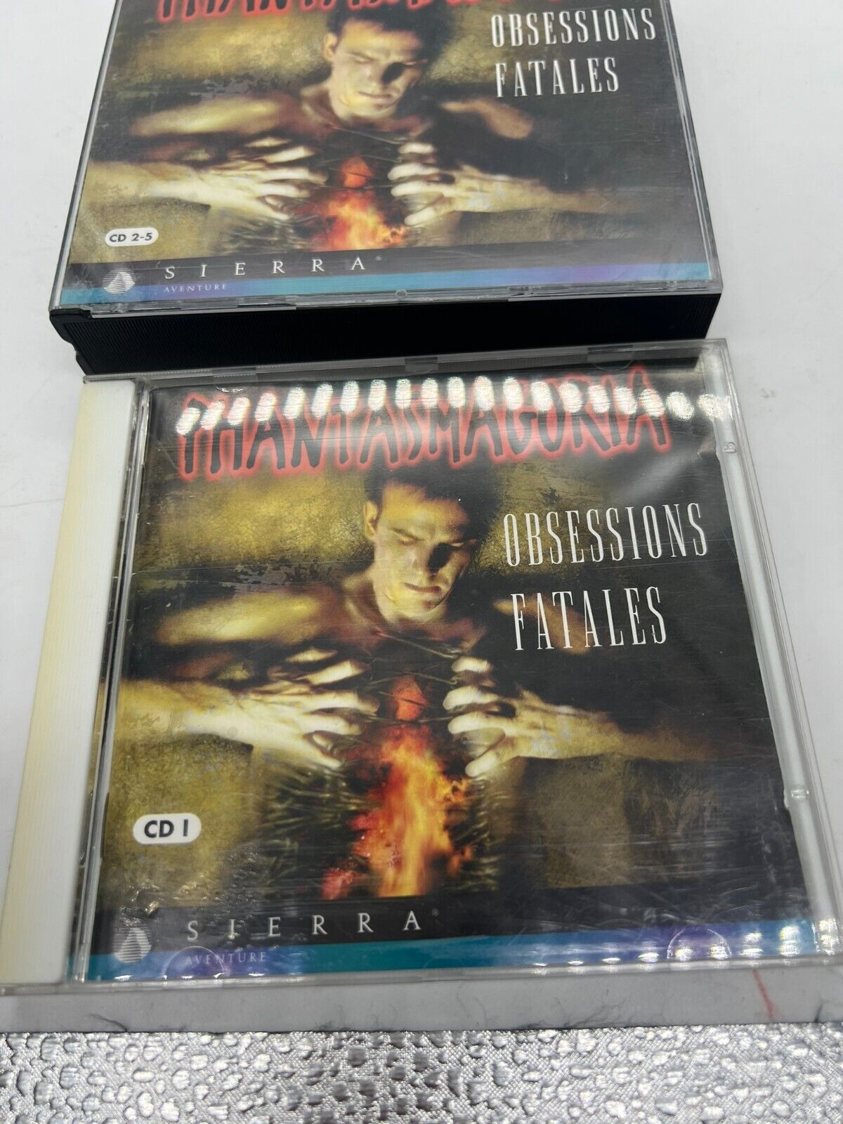 Phantasmagoria Obsessions Fatales French PC Video Game (Disc 1-5) Sierra