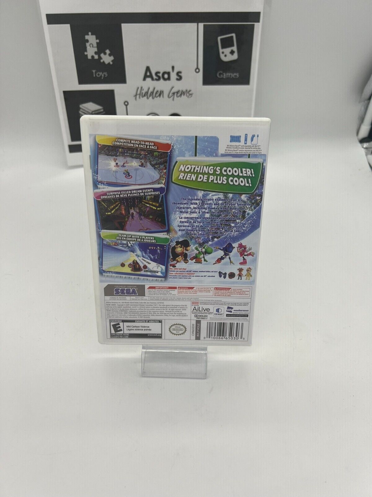 Mario & Sonic at the Olympic Winter Games (Wii, 2009) - Read Desc