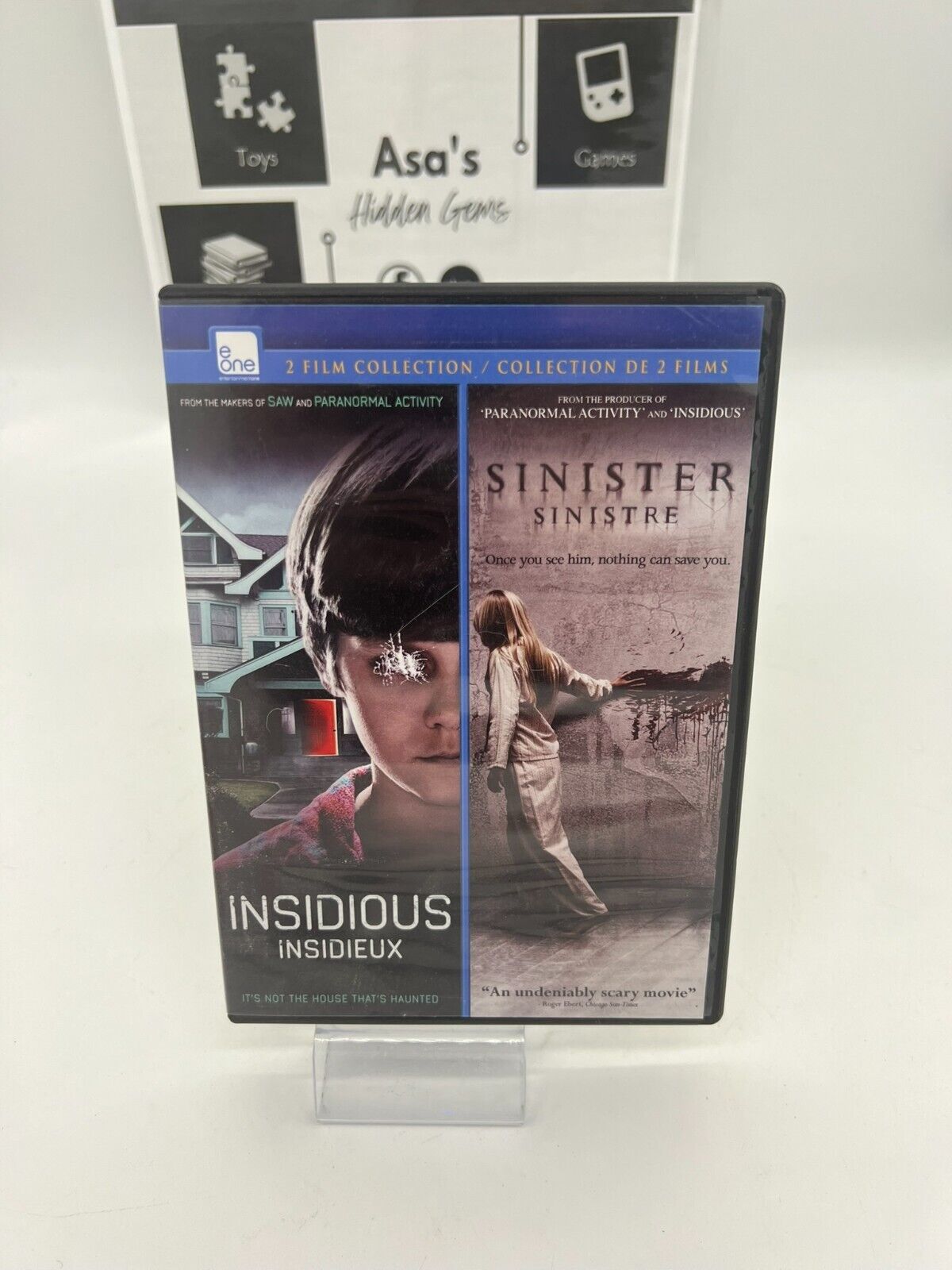 Insidious/Sinister (DVD, 2013, 2-Disc Set, Canadian)