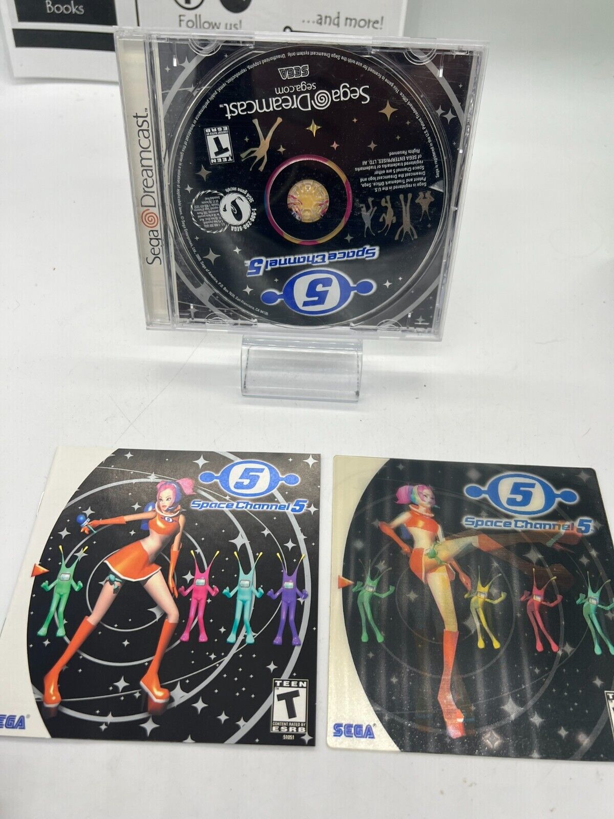 Space Channel 5 Sega Dreamcast w/Lenticular Holographic 3D Case