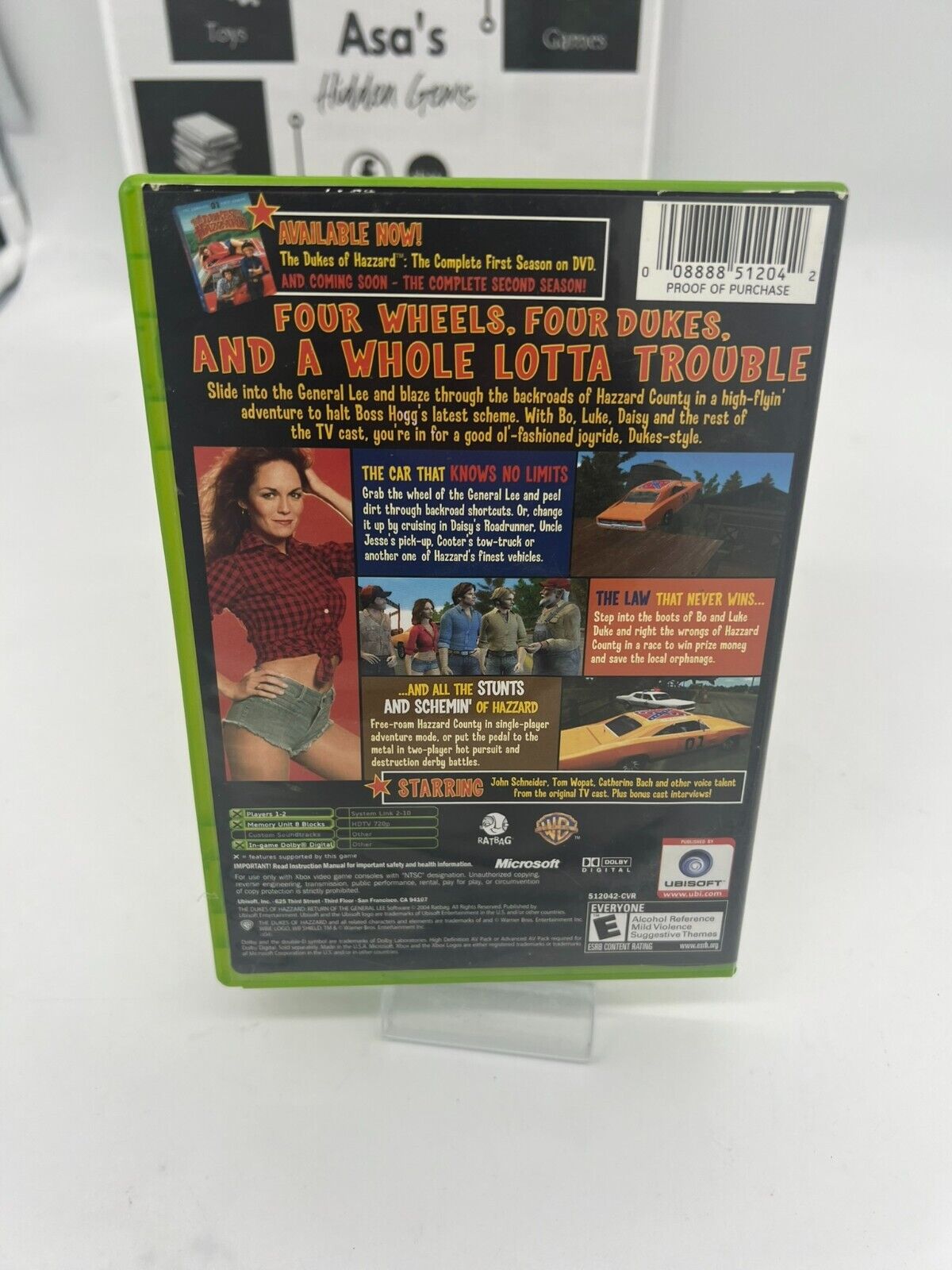 Dukes of Hazzard: Return of the General Lee (Microsoft Xbox, 2004)