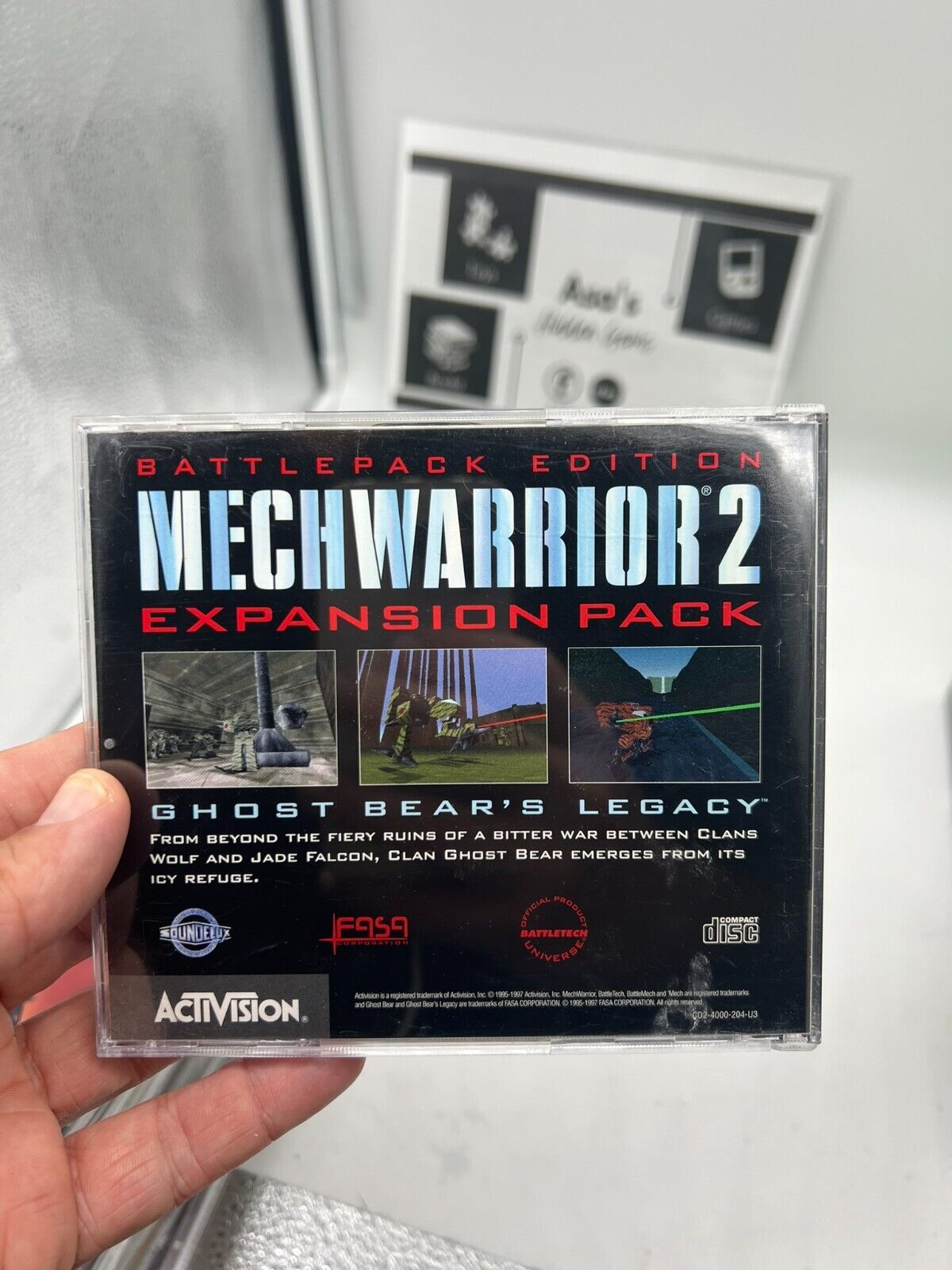 MechWarrior 2 Expansion Pack CD ROM PC 1995/1997 Computer Video Game