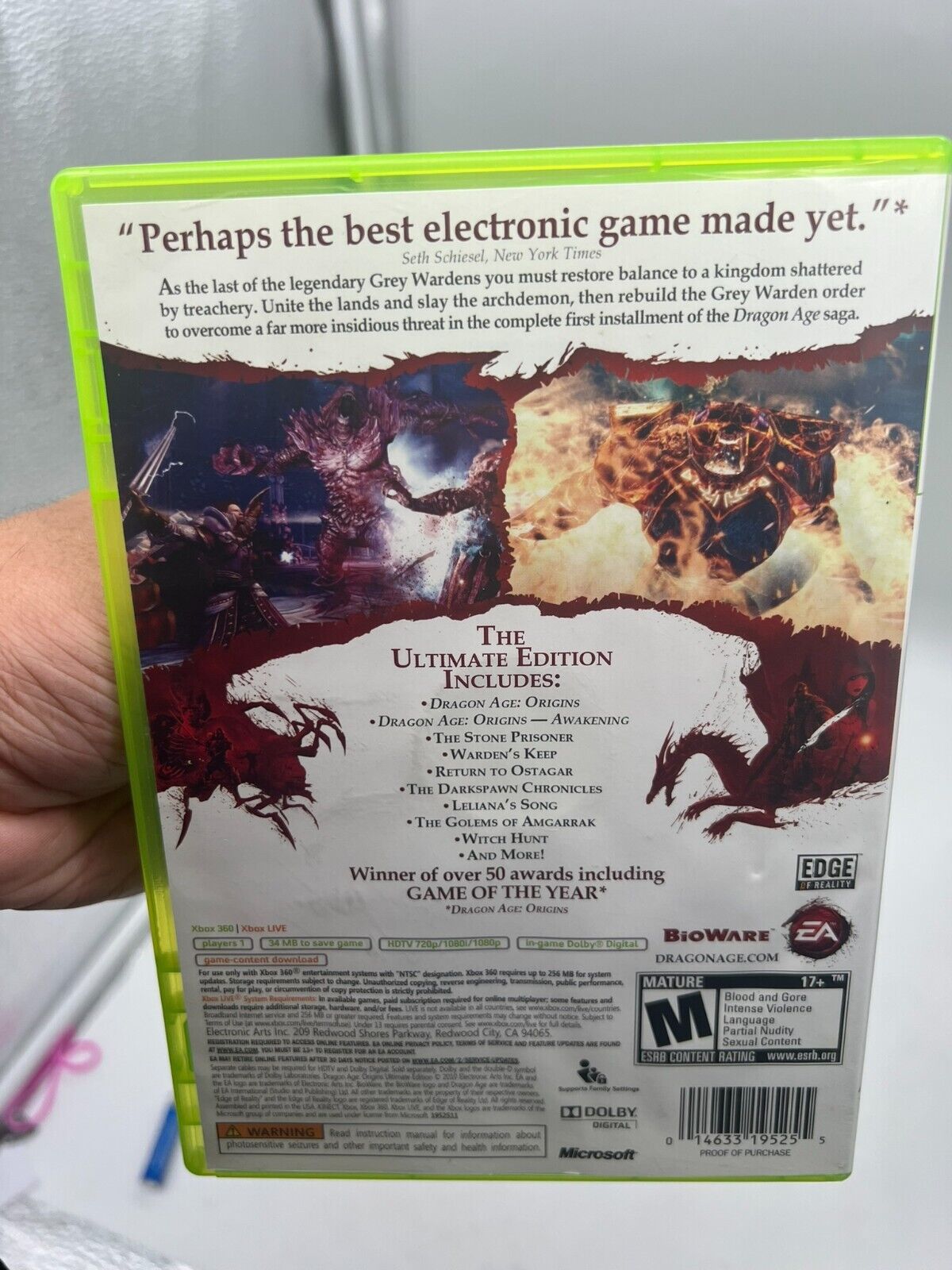 Dragon Age: Origins - Ultimate Edition (Microsoft Xbox 360) - READ AD -Scratches