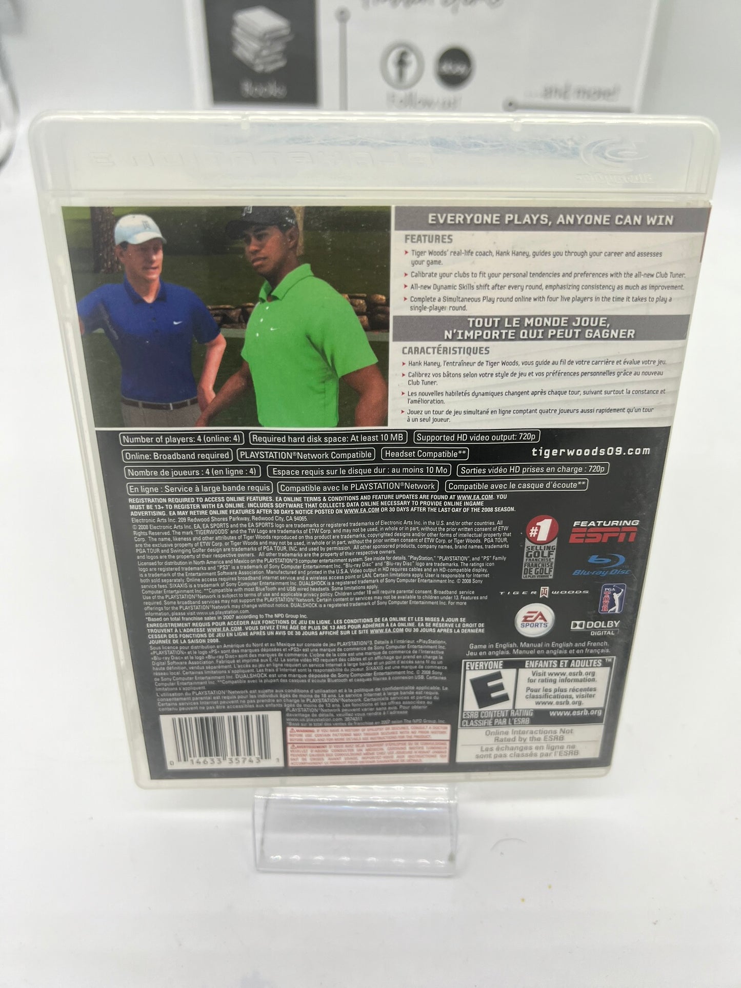 Tiger Woods PGA Tour 09 (PlayStation 3 PS3)