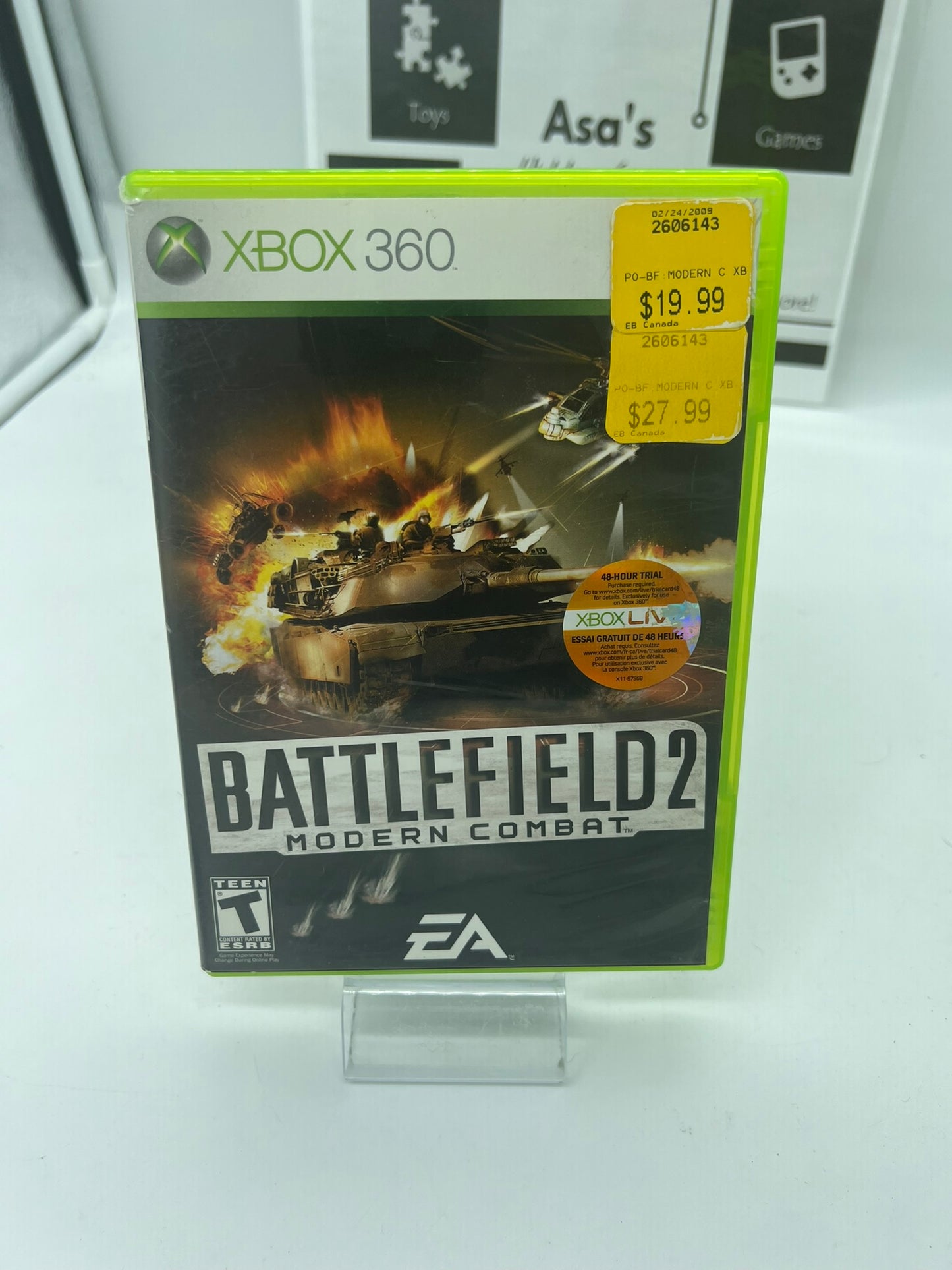 Microsoft XBOX 360 Live Battlefield 2 Modern Combat EA 2006