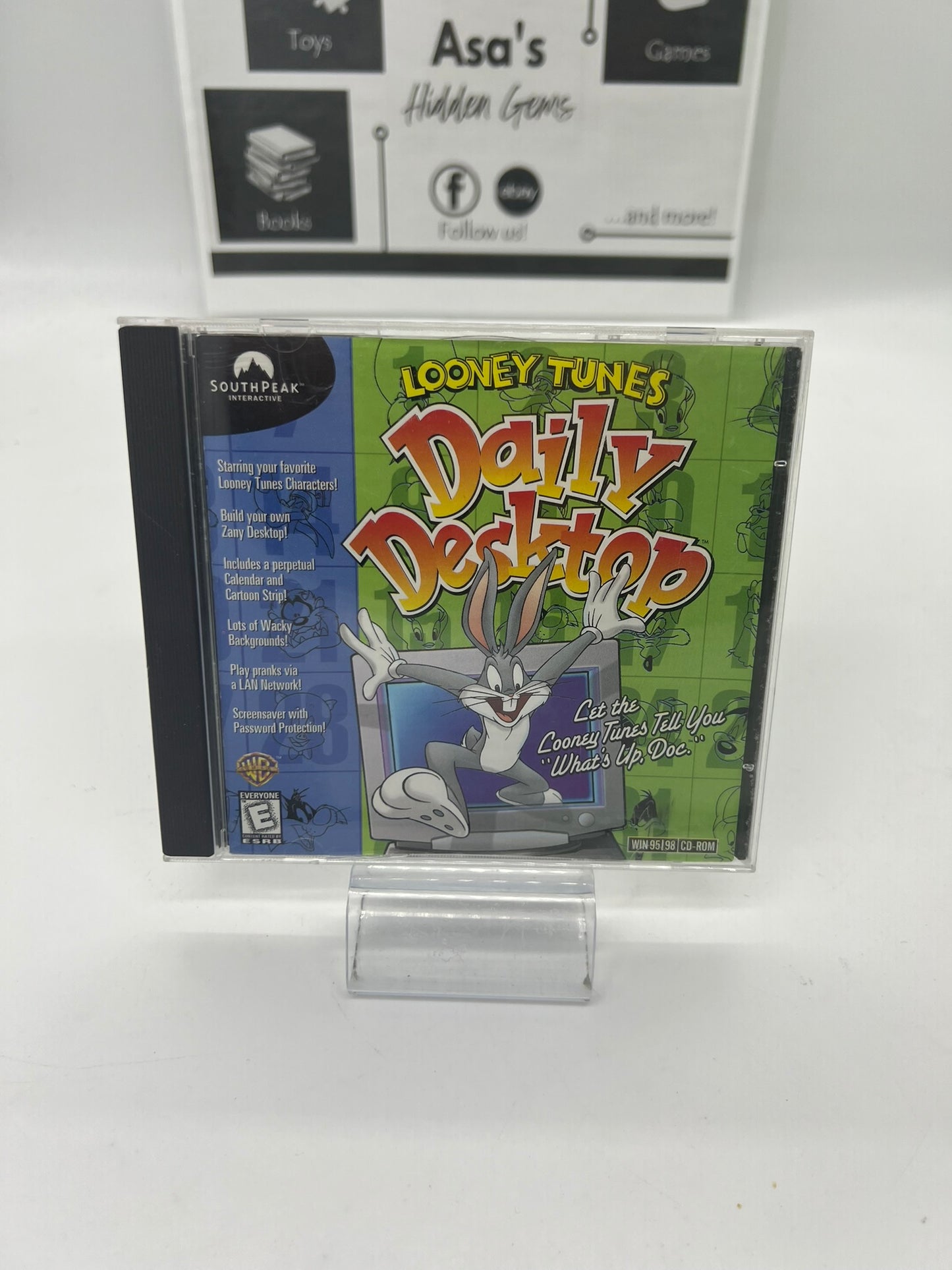 Looney Tunes Daily Desktop Southpeak Windows 95/98 CD