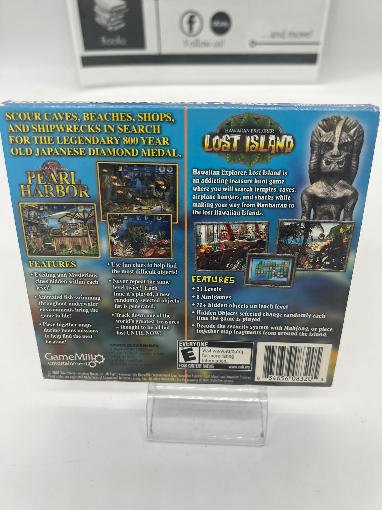 Hawaiian Explorer Pearl Harbor &amp; Lost Island, Hidden Object Game, 2009, CD-ROM