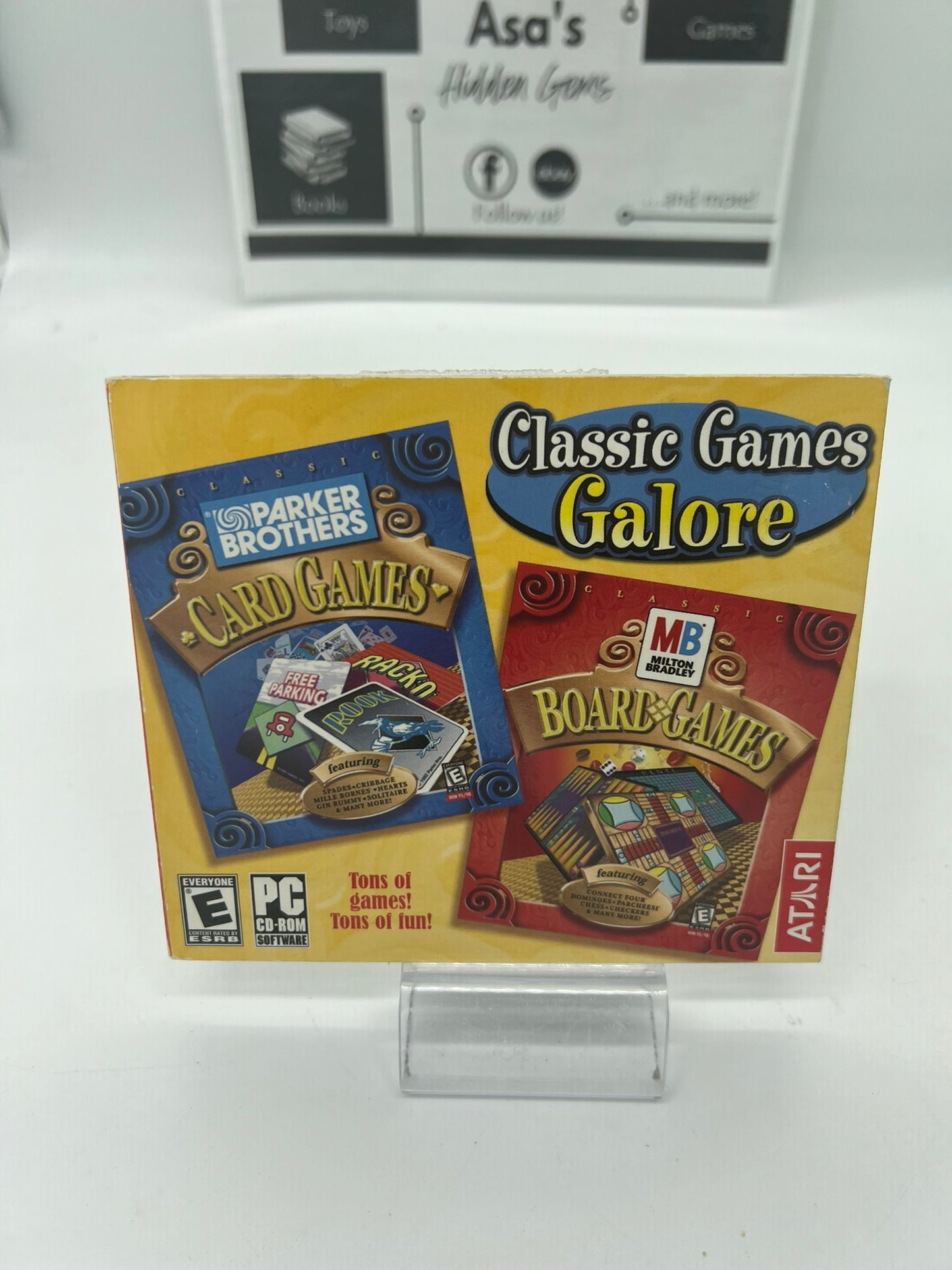 Video Game PC Classic Games Galore Parker Brothers Card Milton Bradley Board