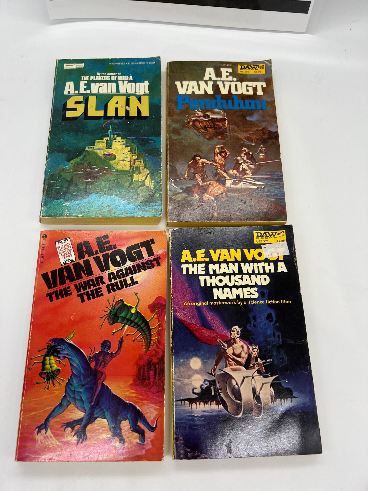 Lot of 4 A.E. Van Vogt Books