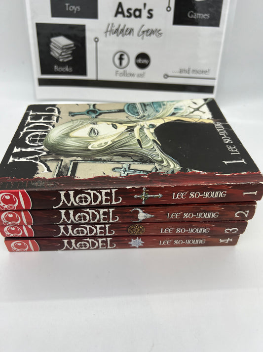Model Vol 1-4 Manga Lot TOKYOPOP So-Young Lee