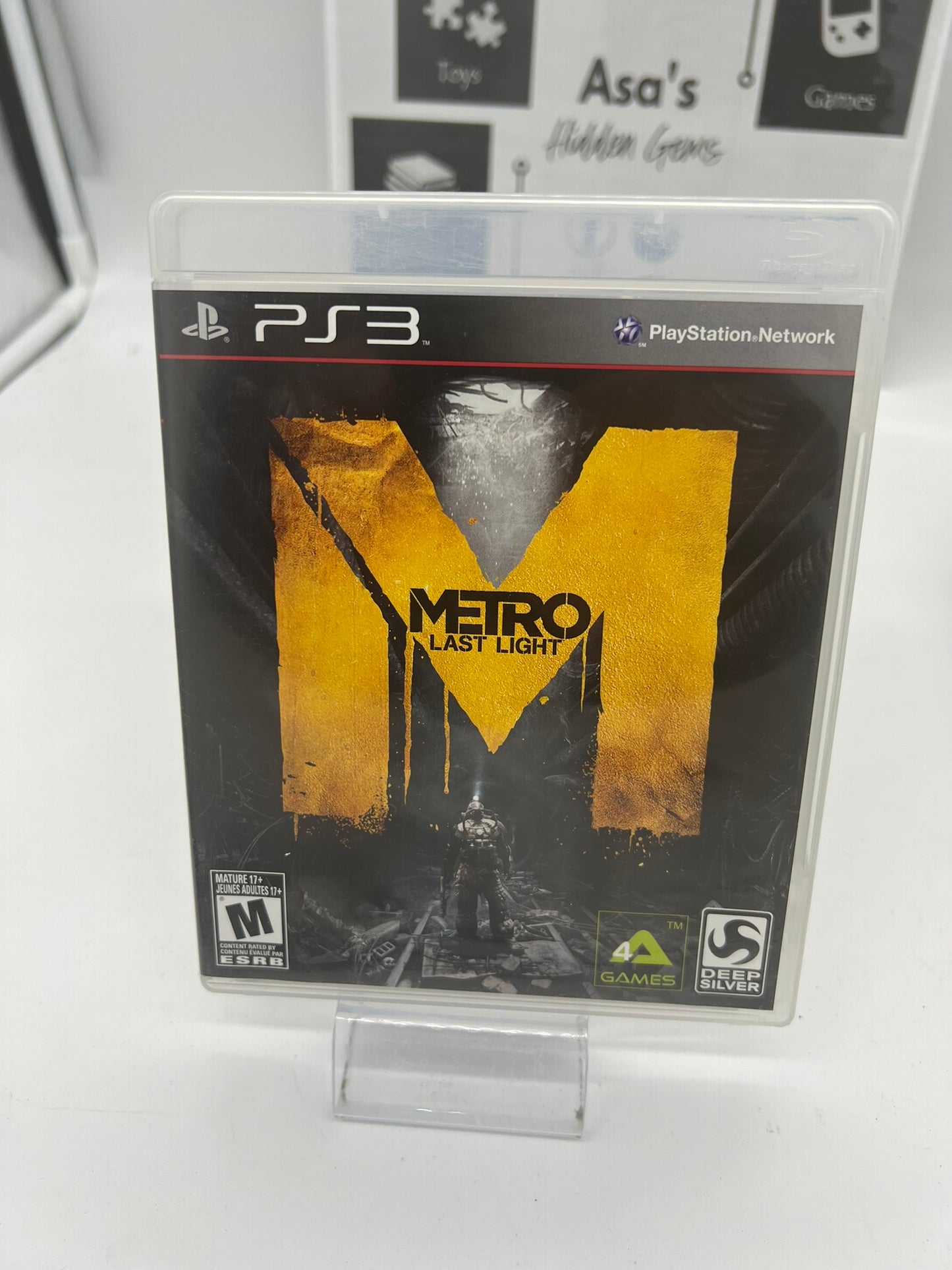 Metro: Last Light (Sony PlayStation 3, 2013) PS3