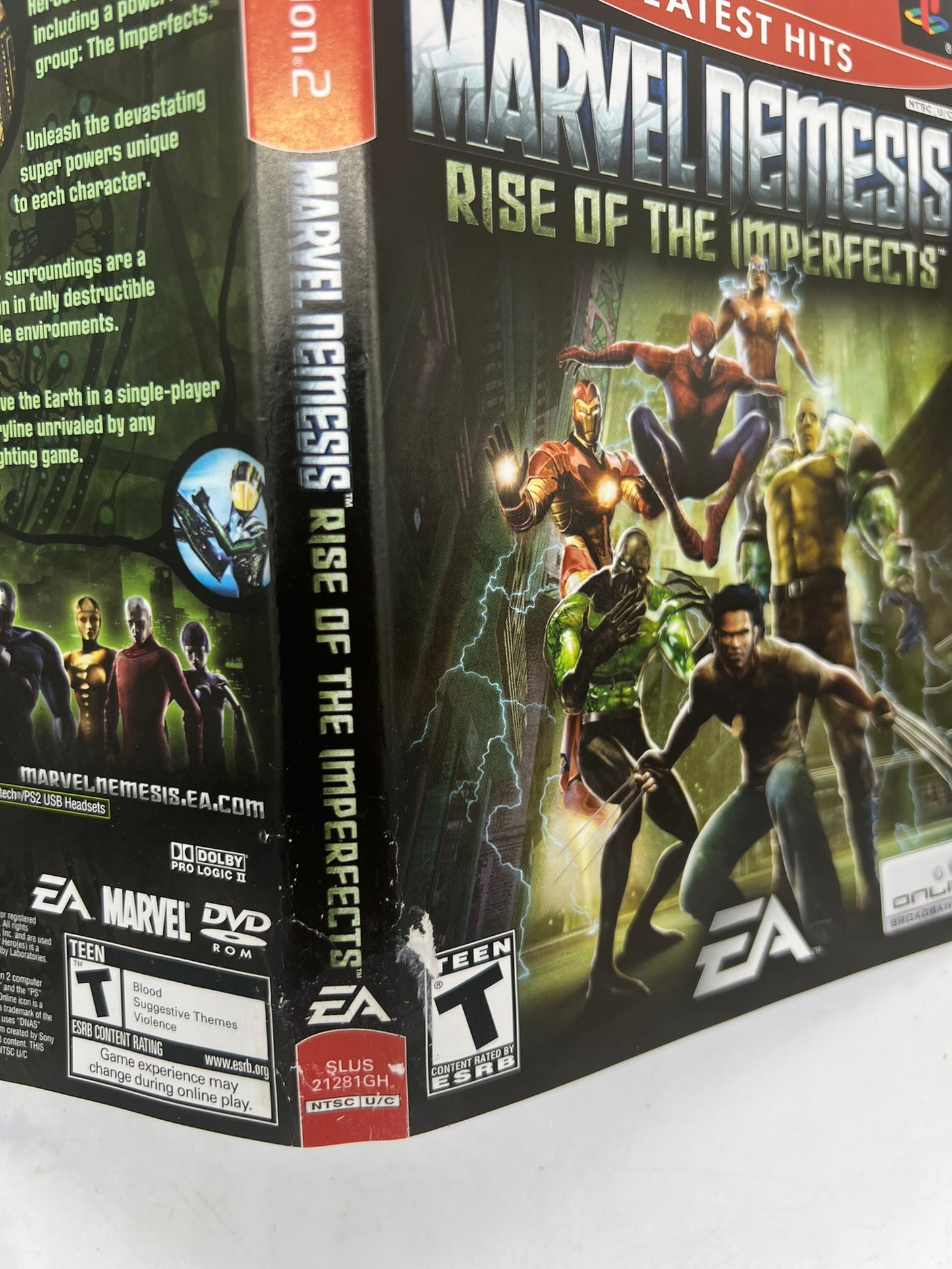 Marvel Nemesis Rise of the Imperfects (Sony PlayStation 2 PS2) Greatest Hits