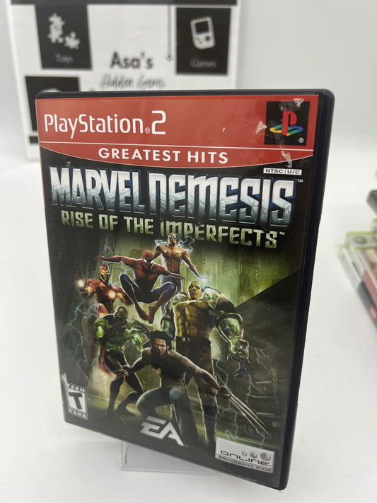 Marvel Nemesis Rise of the Imperfects (Sony PlayStation 2 PS2) Greatest Hits