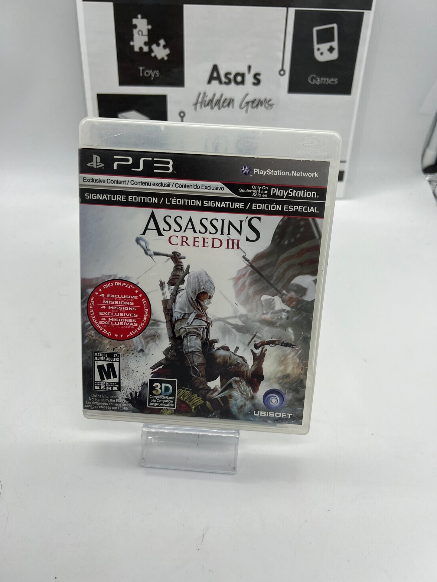 Assassin's Creed III 3 Signature ed - Sony Playstation 3 PS3