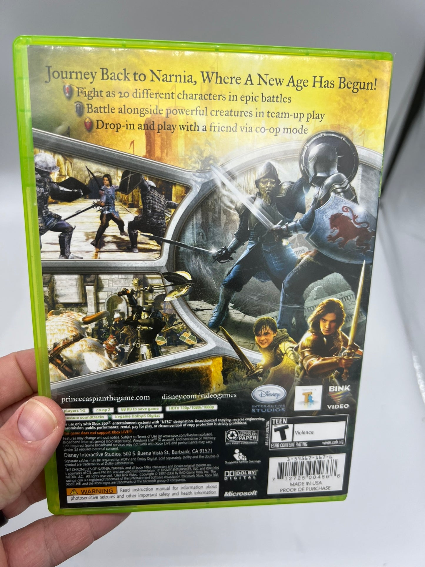 Chronicles of Narnia: Prince Caspian (Microsoft Xbox 360, 2008)