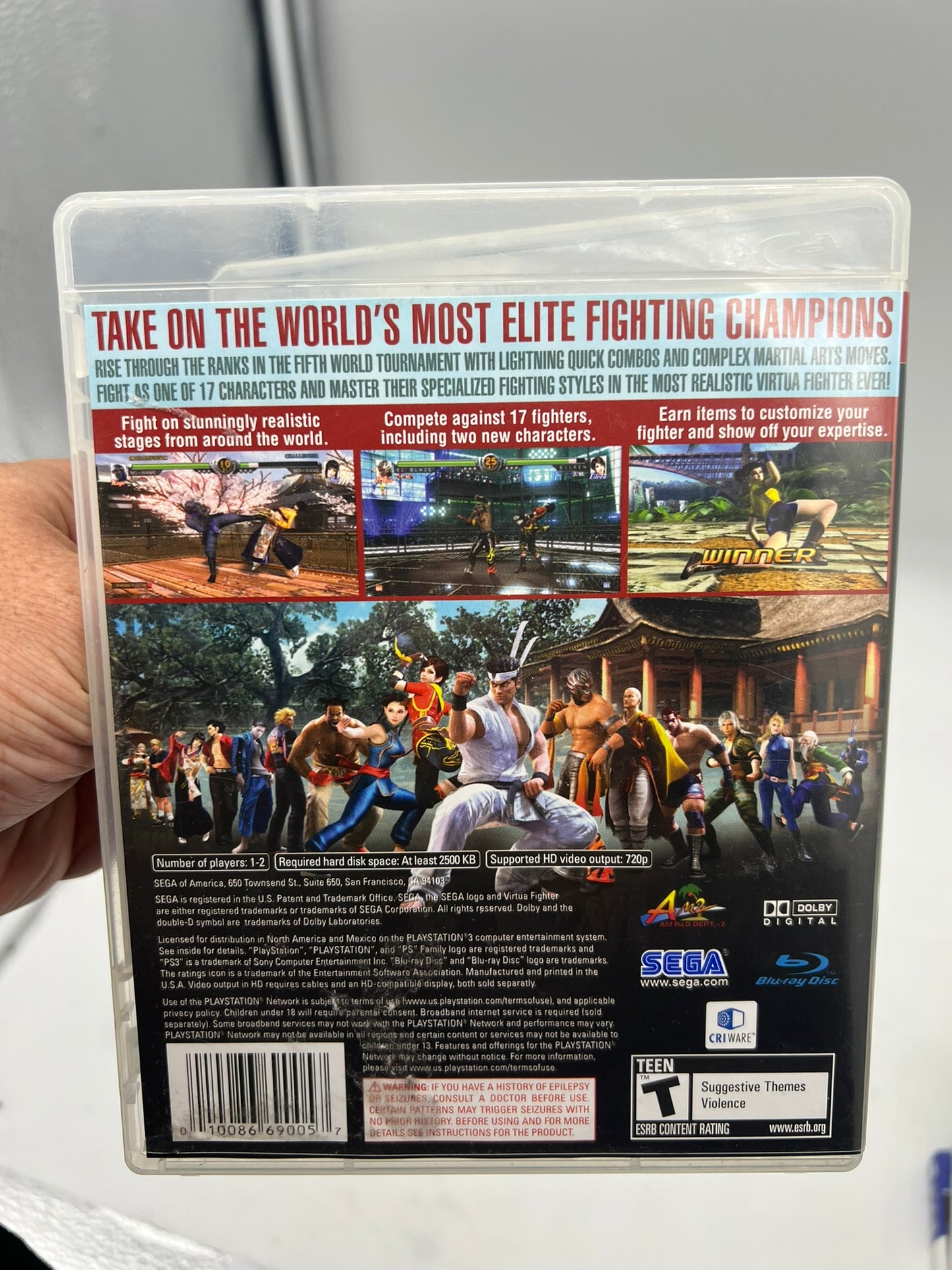 Virtual Fighter 5 (Sony Playstation 3, PS3)