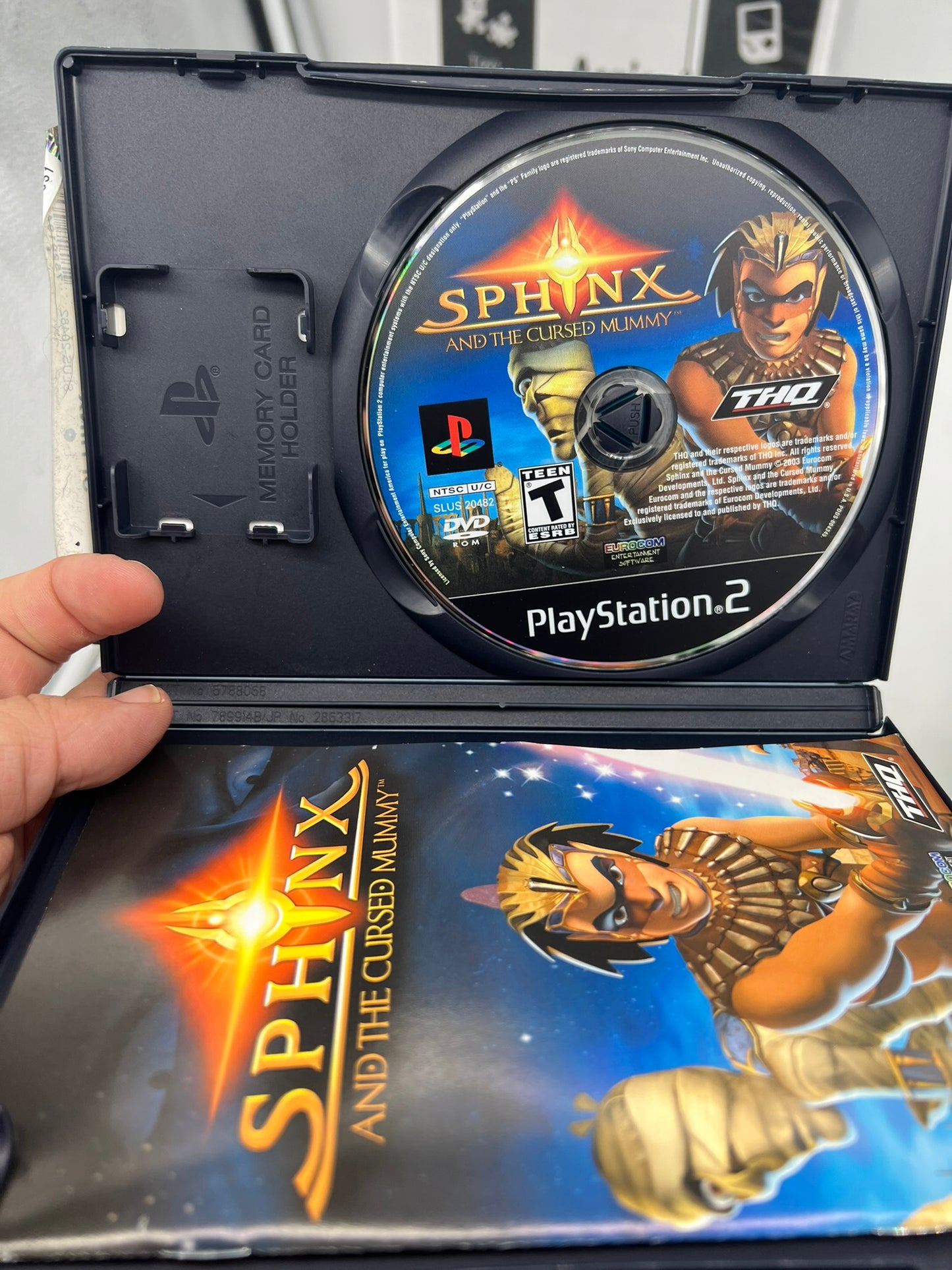 Sphinx and the Cursed Mummy (Sony PlayStation 2, 2003) PS2