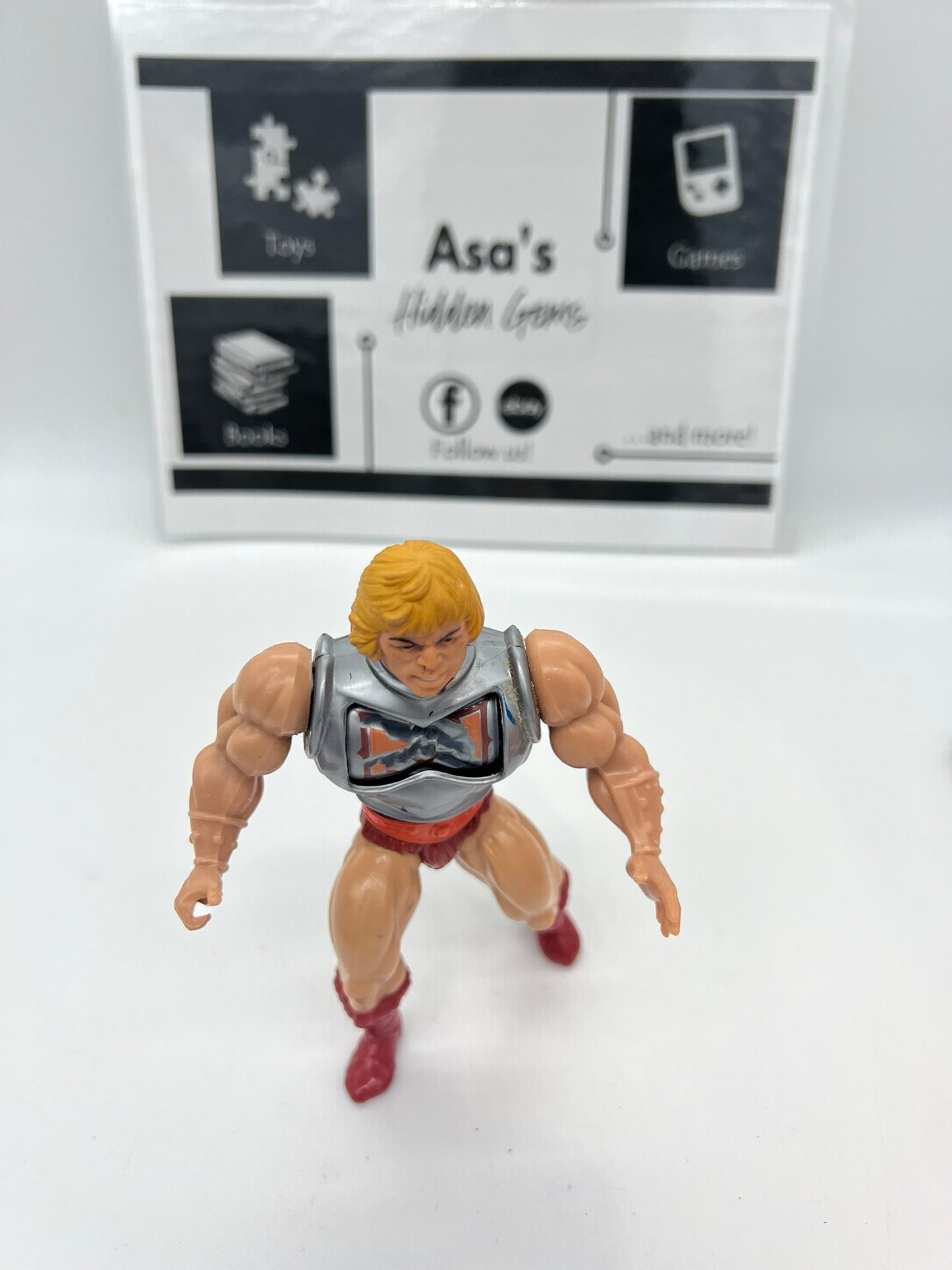 Vintage Mattel 1981-1983 He-Man Battle Armor Masters of the Universe Action Figure