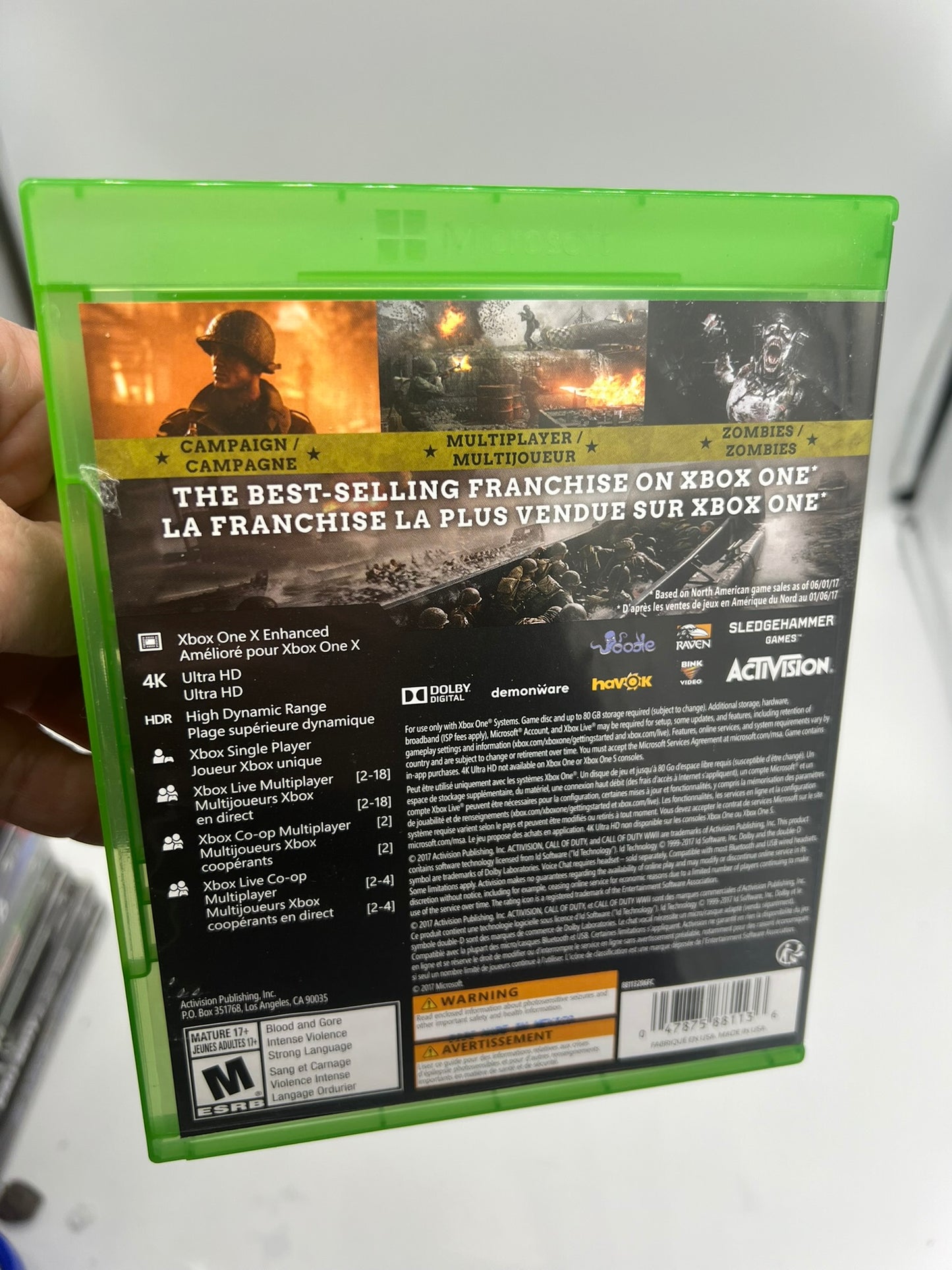 Call of Duty World War 2 (Xbox One, 2017)