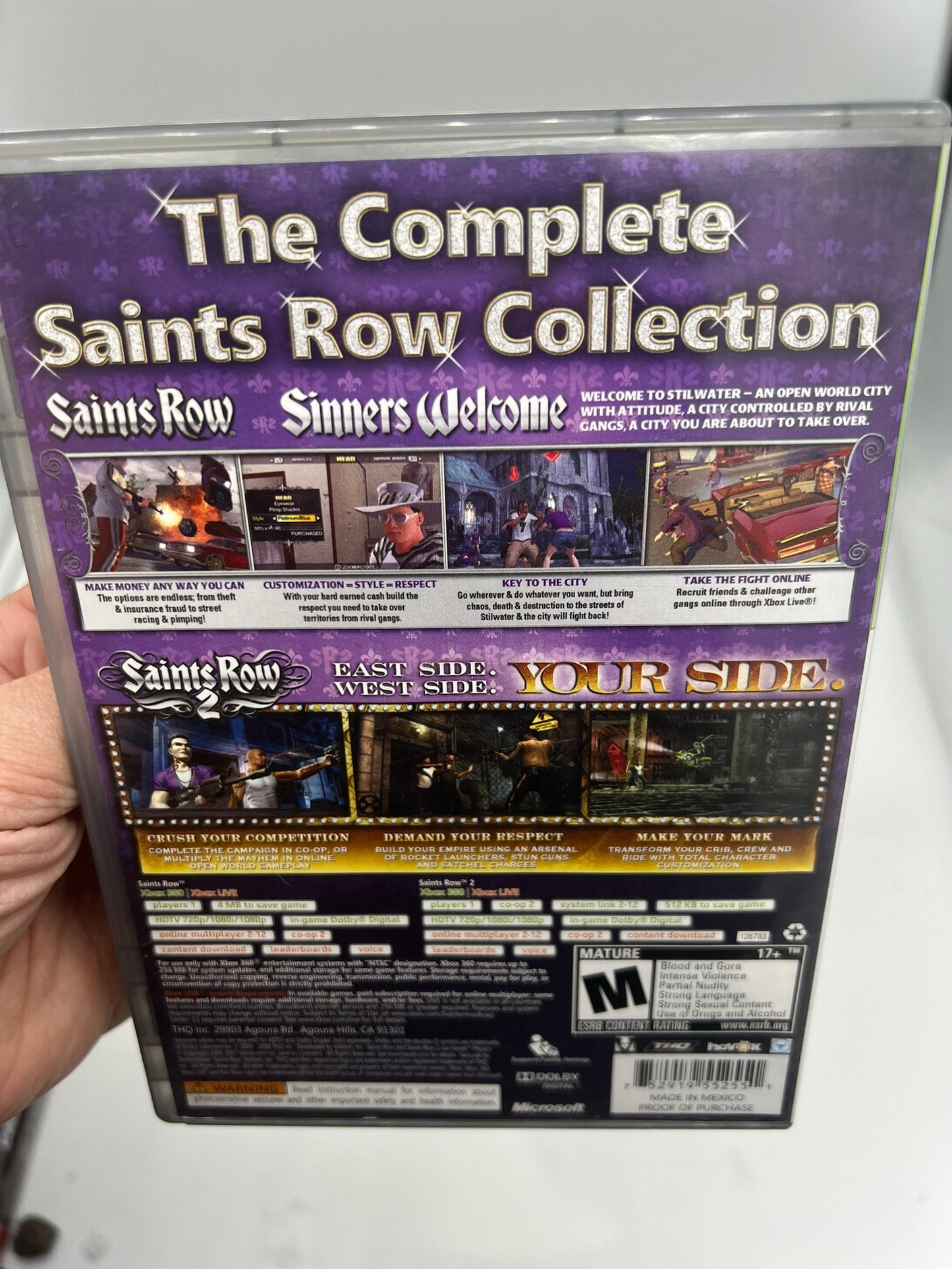 Saints Row: Double Pack (Microsoft Xbox 360, 2010)